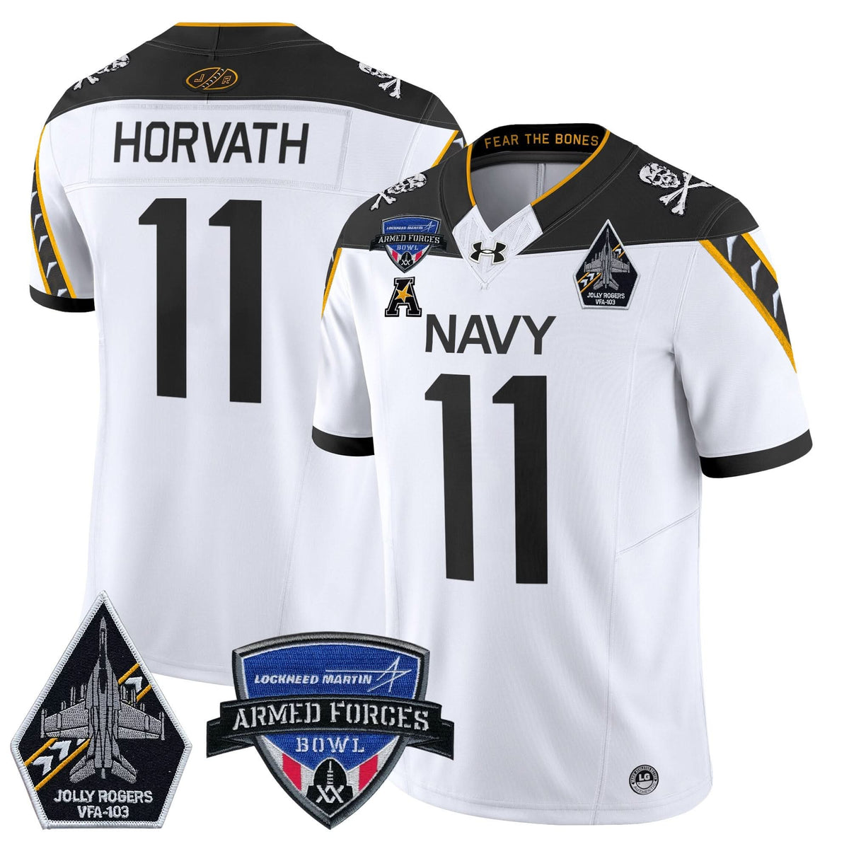 NM 2025 Armed Forces Bowl Patch Vapor Limited Jersey