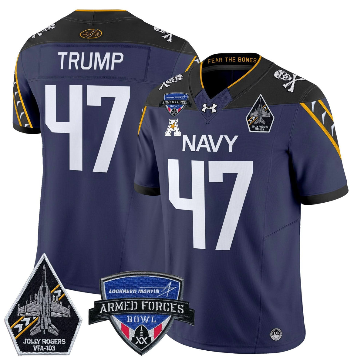NM 2025 Armed Forces Bowl Patch Vapor Limited Jersey