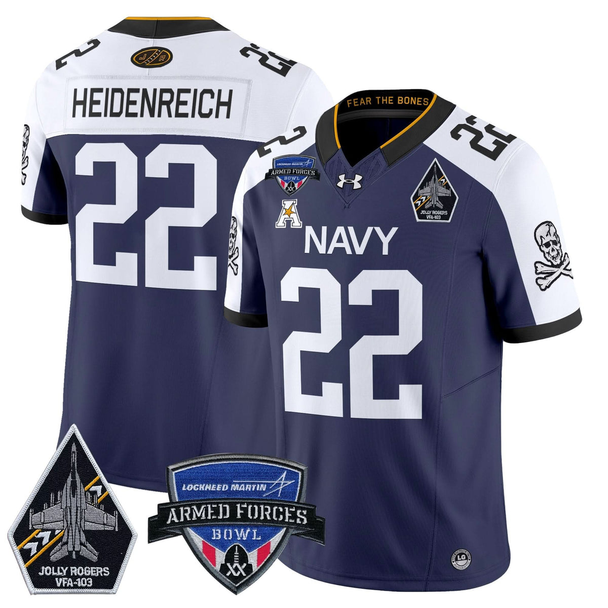 NM 2025 Armed Forces Bowl Patch Vapor Limited Jersey