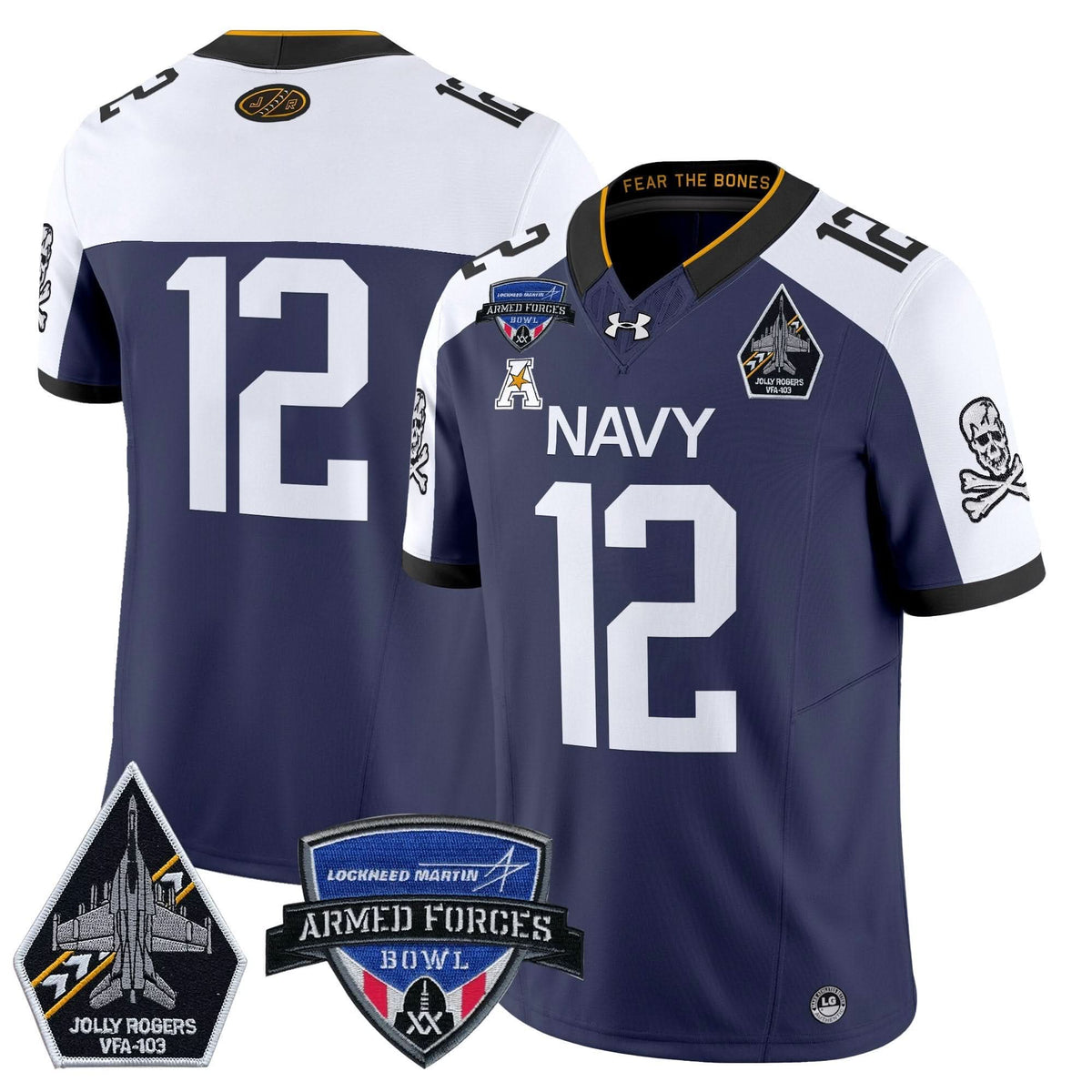 NM 2025 Armed Forces Bowl Patch Vapor Limited Jersey