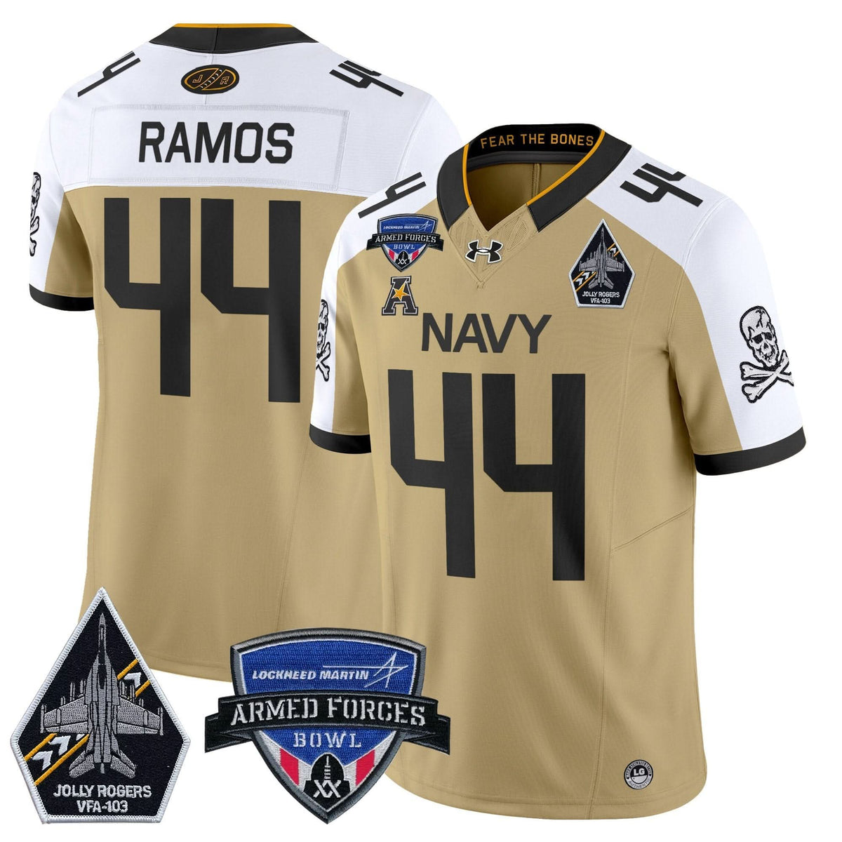 NM 2025 Armed Forces Bowl Patch Vapor Limited Jersey