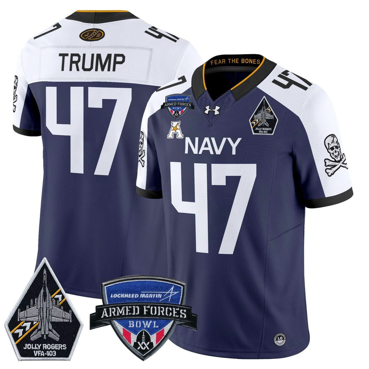 NM 2025 Armed Forces Bowl Patch Vapor Limited Jersey
