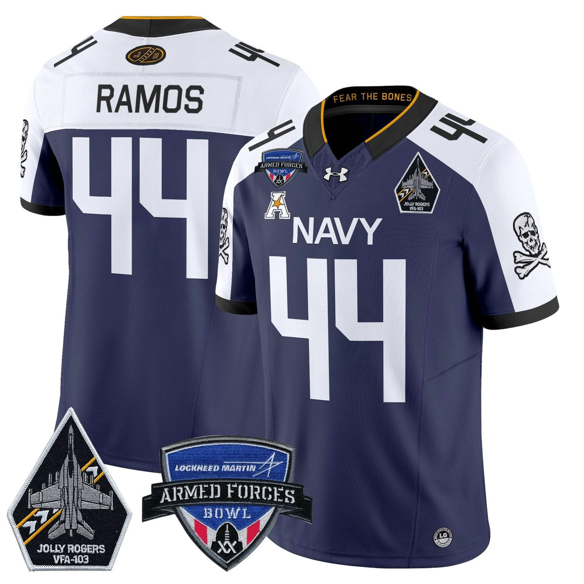 NM 2025 Armed Forces Bowl Patch Vapor Limited Jersey
