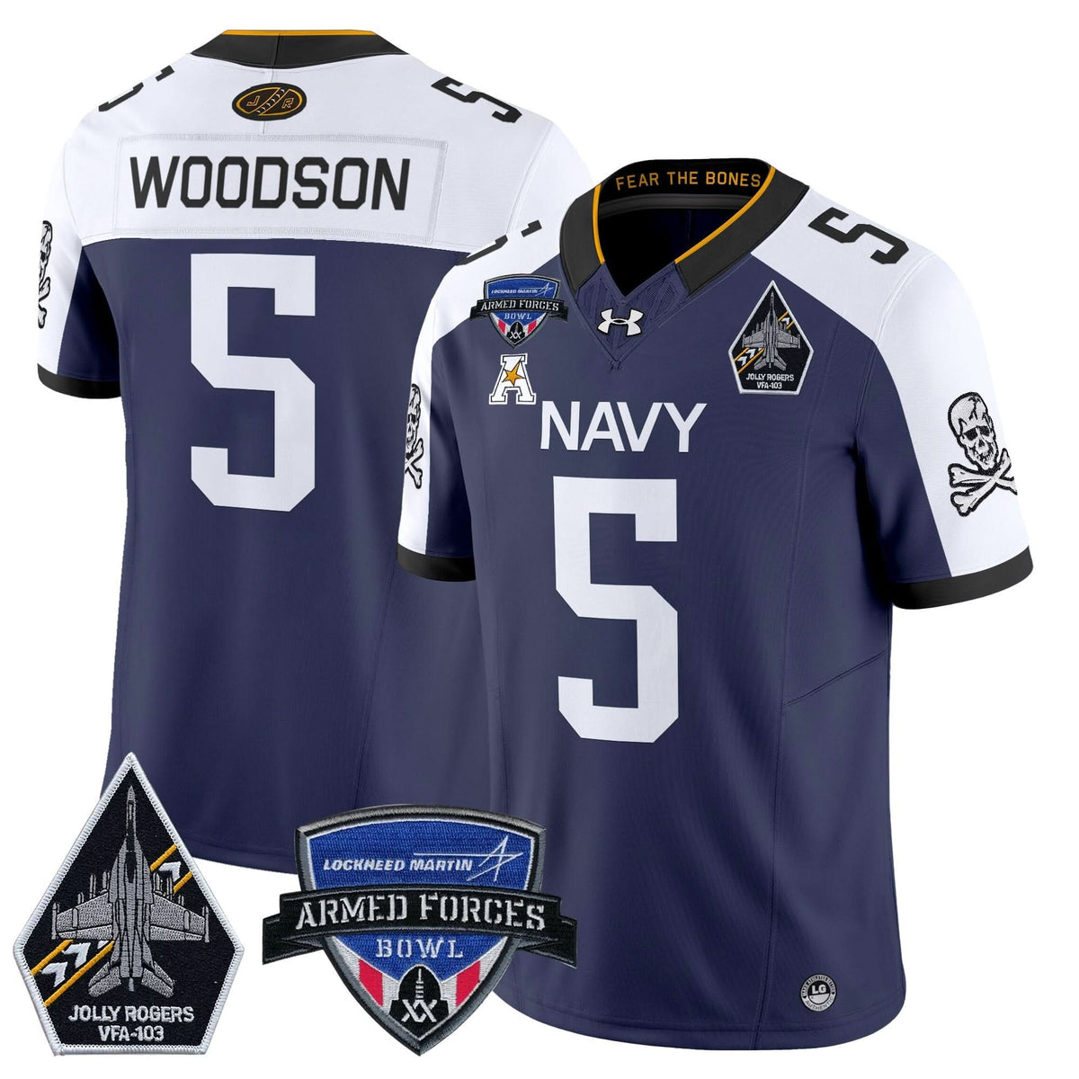 NM 2025 Armed Forces Bowl Patch Vapor Limited Jersey
