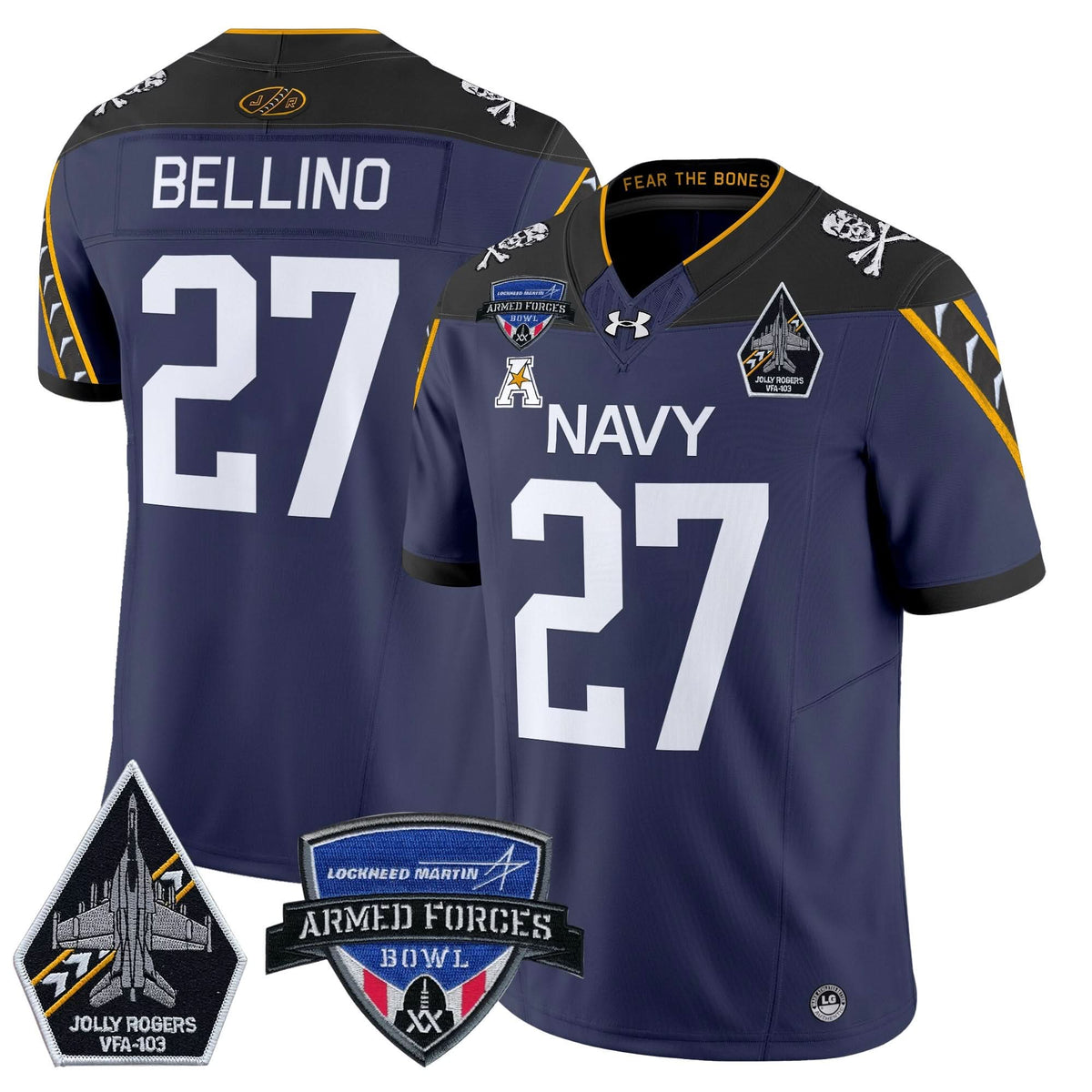 NM 2025 Armed Forces Bowl Patch Vapor Limited Jersey