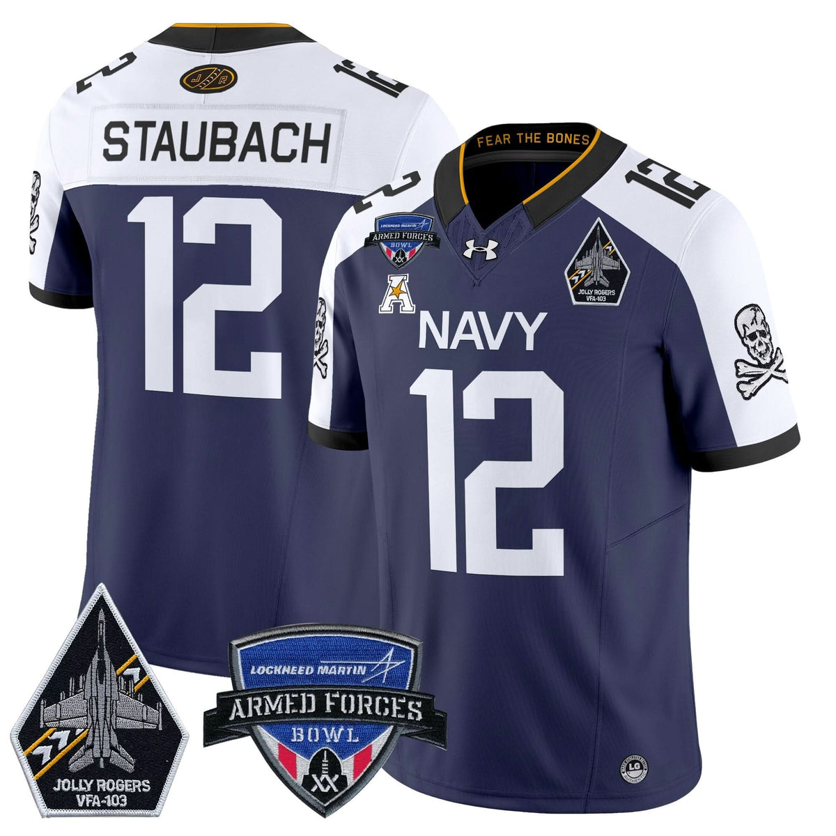NM 2025 Armed Forces Bowl Patch Vapor Limited Jersey