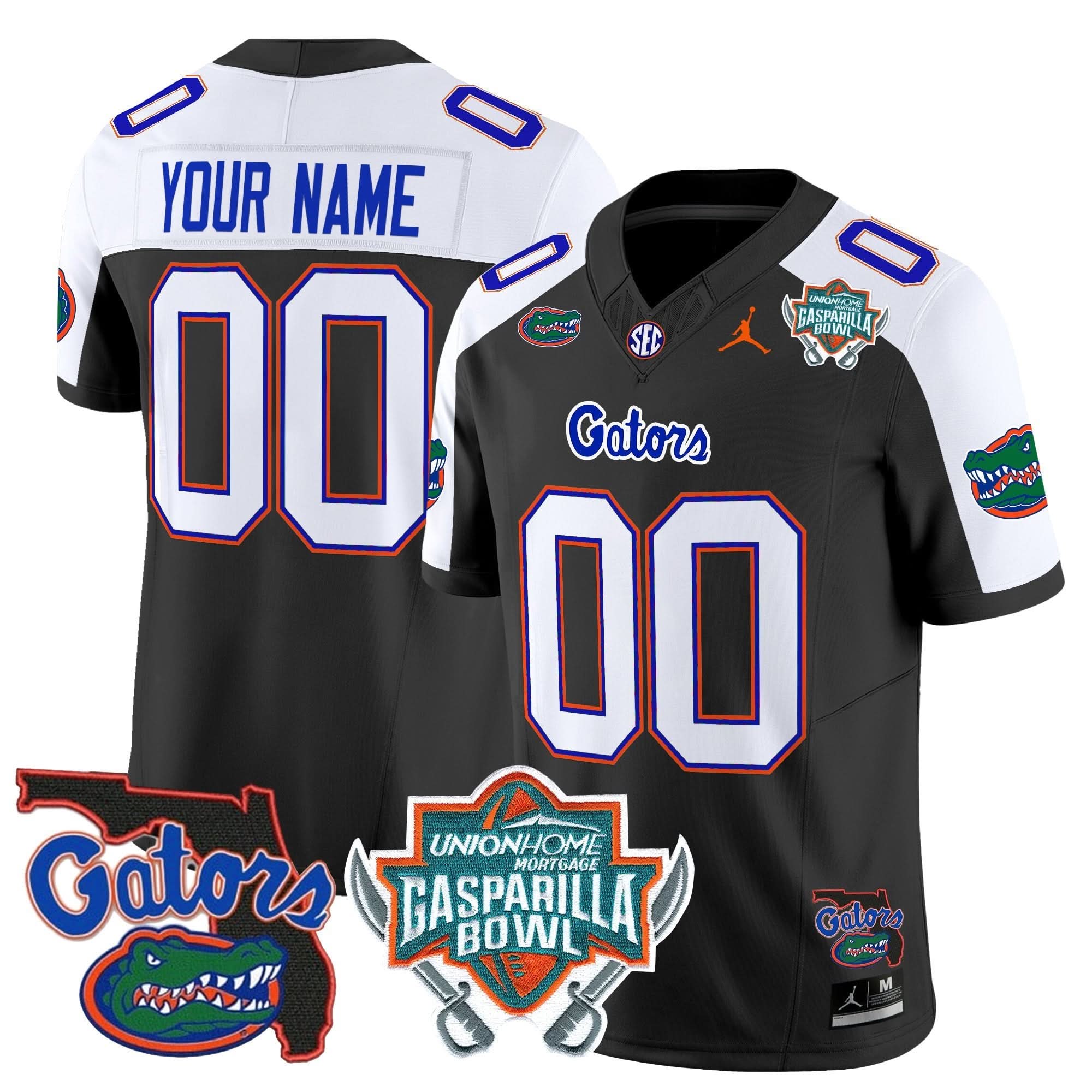 FG 2025 Gasparilla Bowl Patch Vapor Limited Custom Jersey