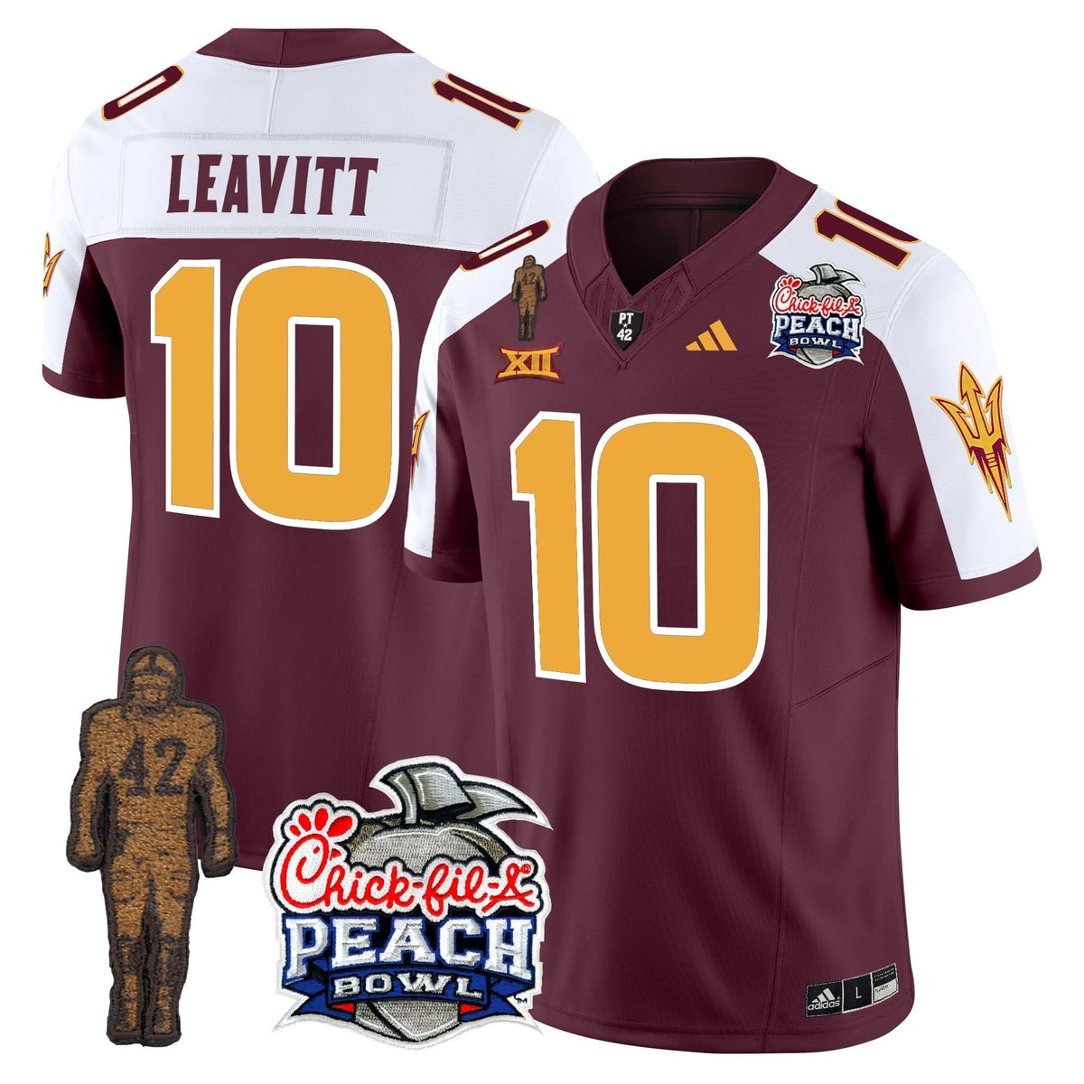 SD Pat Tillman & Peach Bowl Patch Vapor Limited Jersey