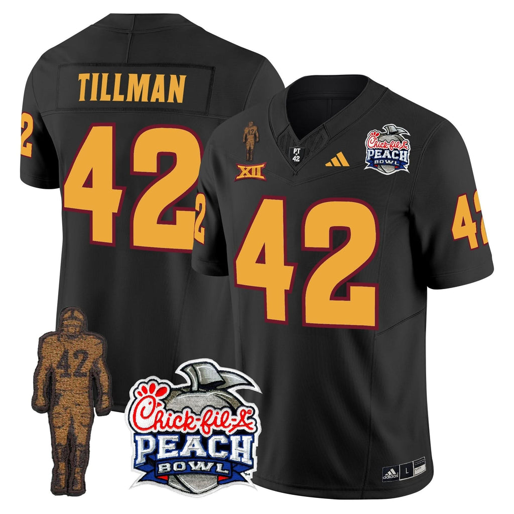 SD Pat Tillman & Peach Bowl Patch Vapor Limited Jersey