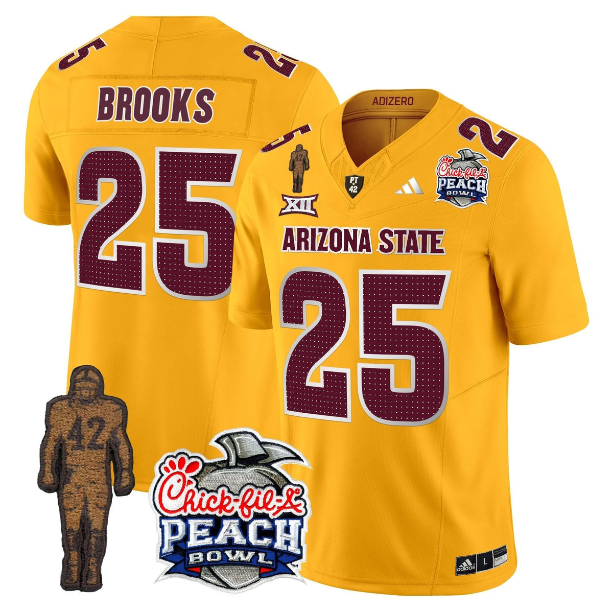 SD Pat Tillman & Peach Bowl Patch Vapor Limited Jersey V2