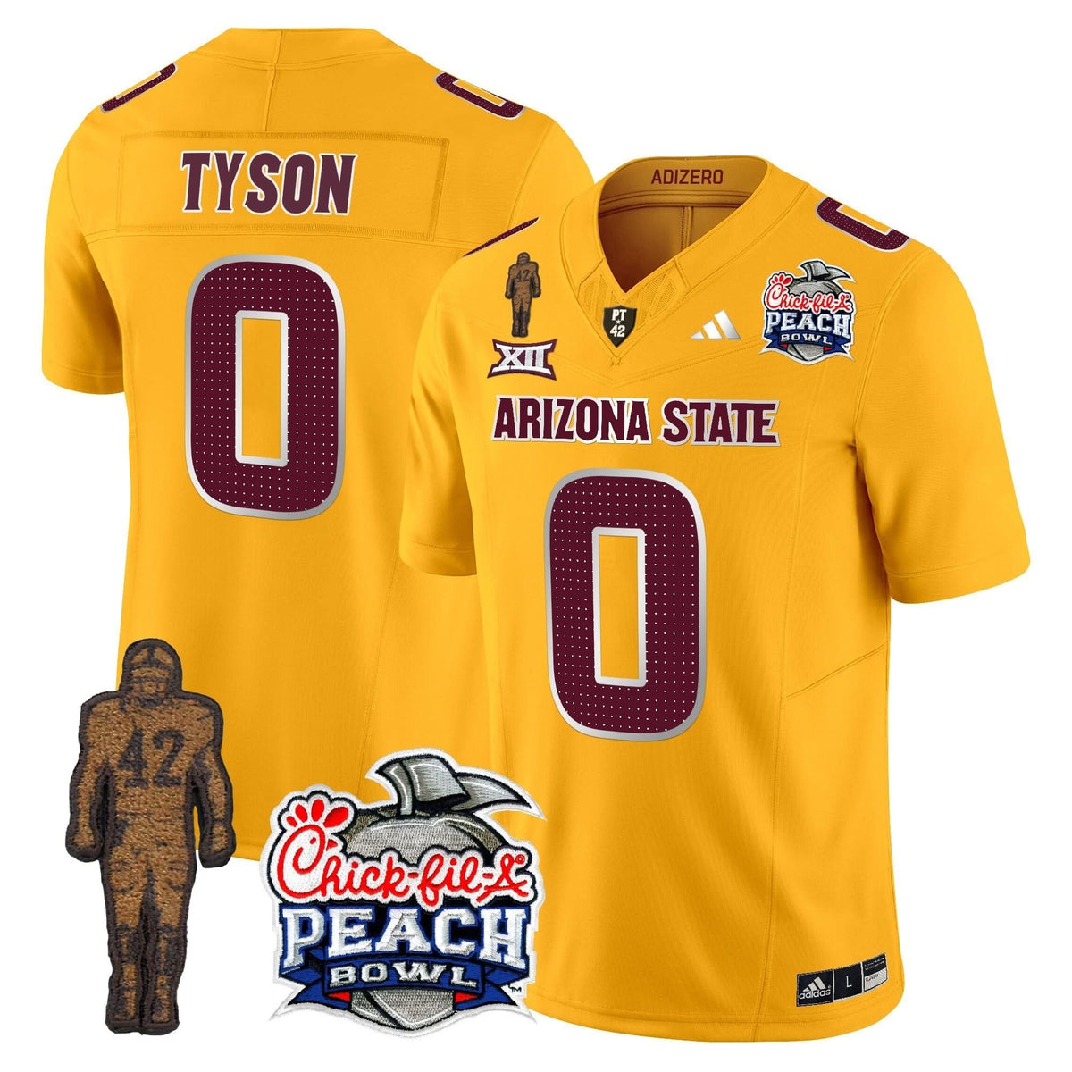 SD Pat Tillman & Peach Bowl Patch Vapor Limited Jersey V2