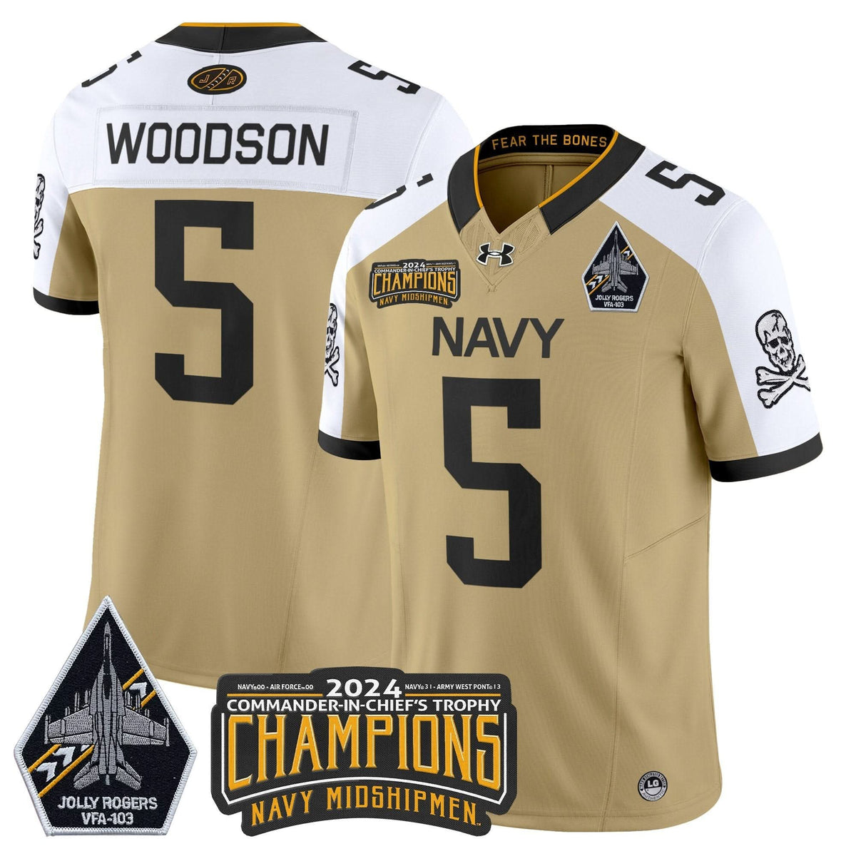 NM 2024 Commander-In-Chief's Trophy Champions Patch Vapor Limited Jersey