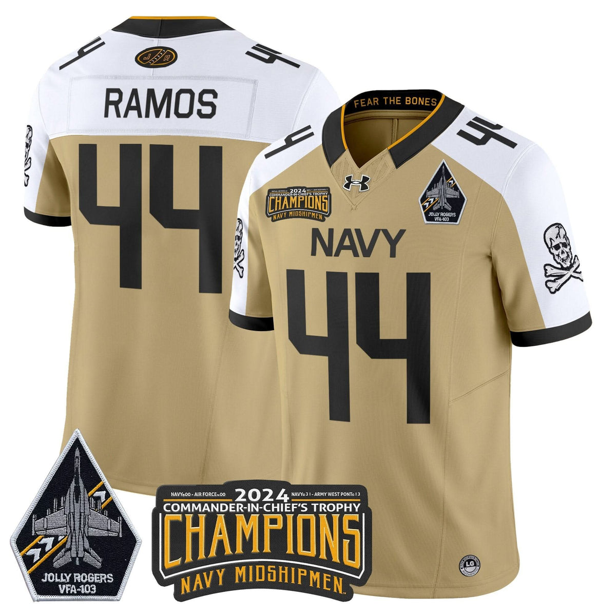NM 2024 Commander-In-Chief's Trophy Champions Patch Vapor Limited Jersey