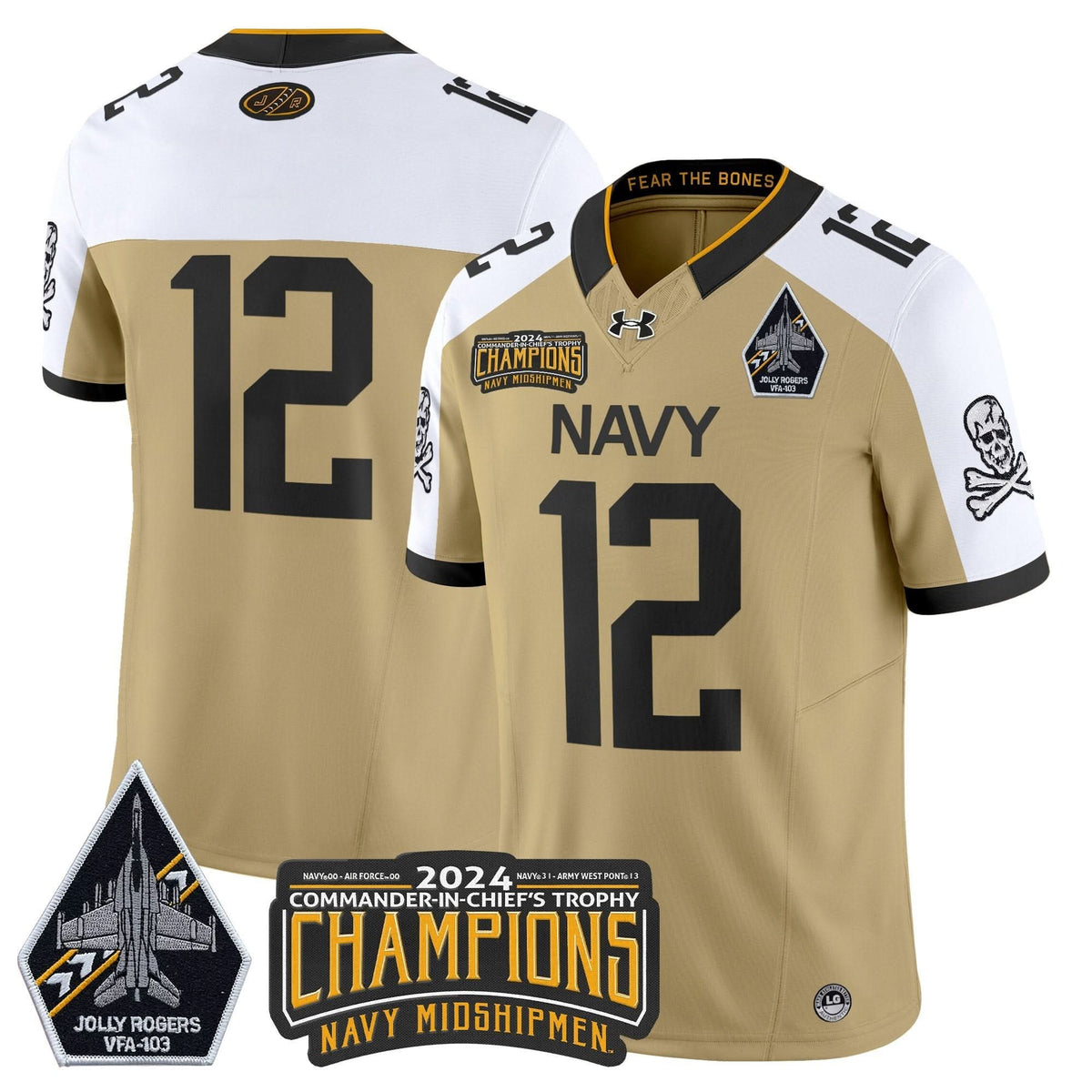NM 2024 Commander-In-Chief's Trophy Champions Patch Vapor Limited Jersey