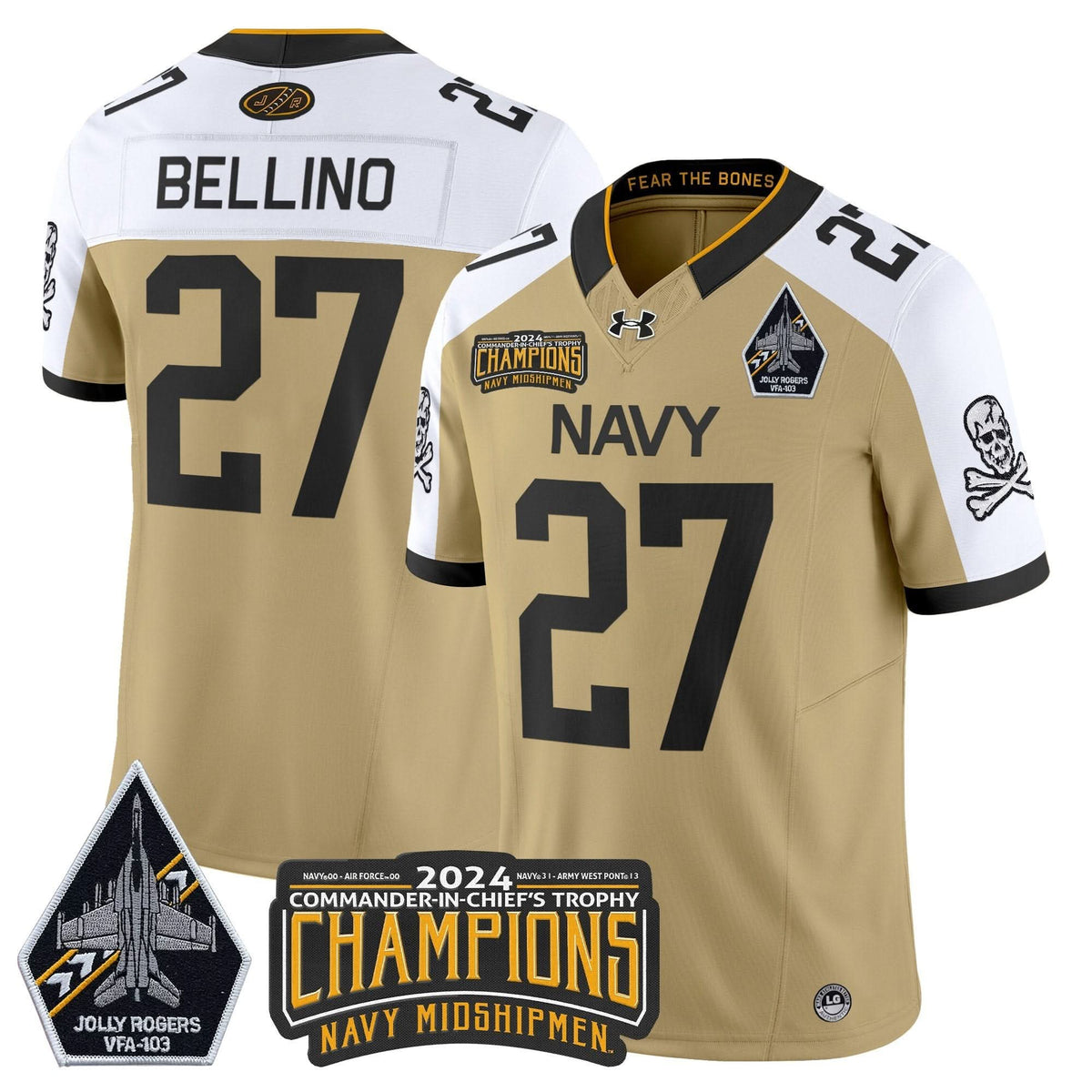 NM 2024 Commander-In-Chief's Trophy Champions Patch Vapor Limited Jersey