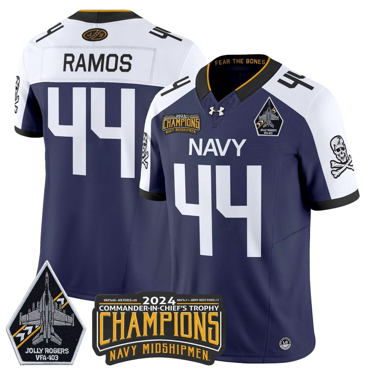 NM 2024 Commander-In-Chief's Trophy Champions Patch Vapor Limited Jersey