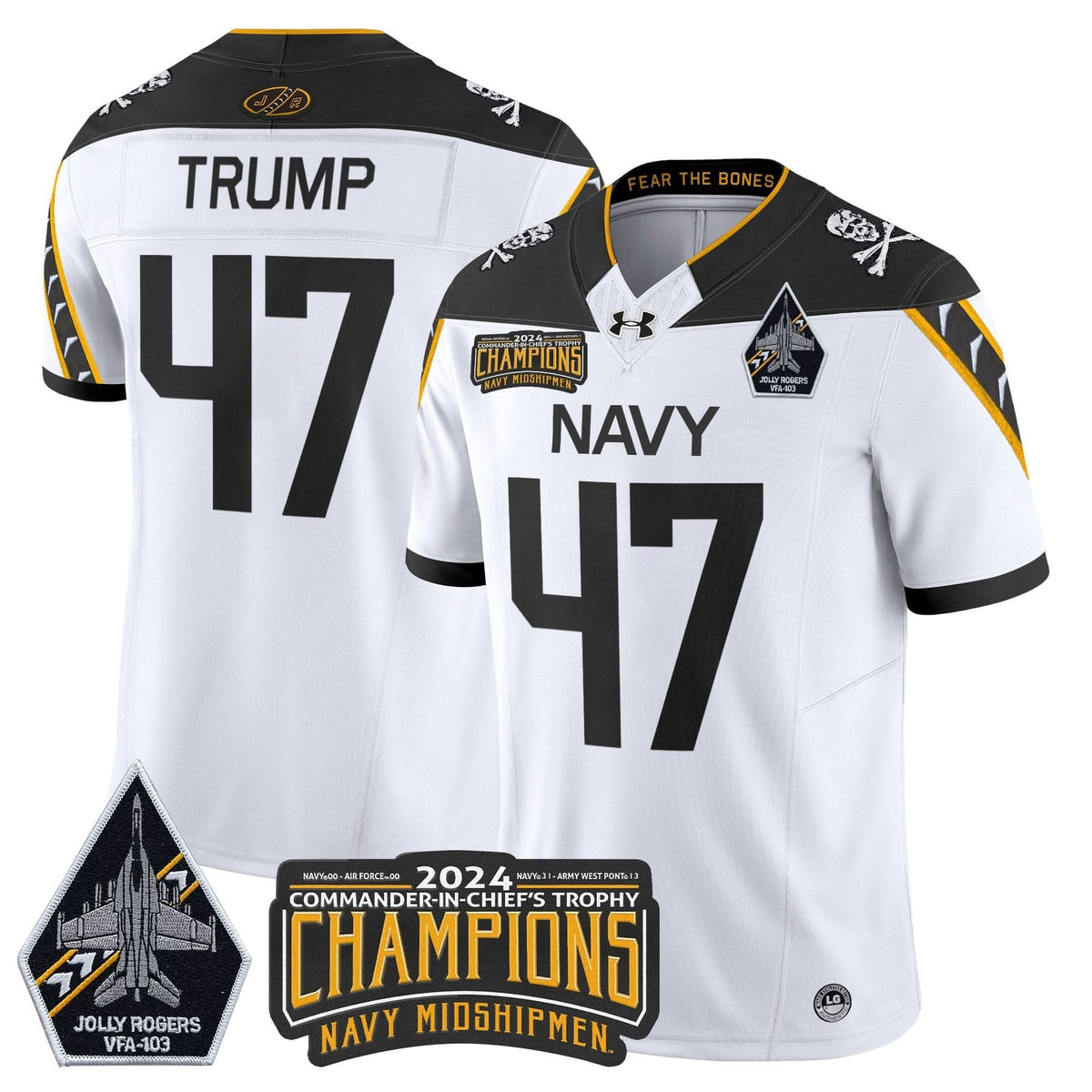 NM 2024 Commander-In-Chief's Trophy Champions Patch Vapor Limited Jersey