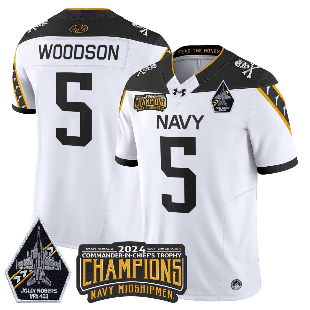 NM 2024 Commander-In-Chief's Trophy Champions Patch Vapor Limited Jersey