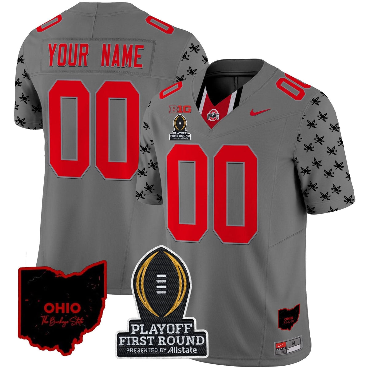 OSB 2024 Playoff First Round Patch Vapor Limited Custom Jersey