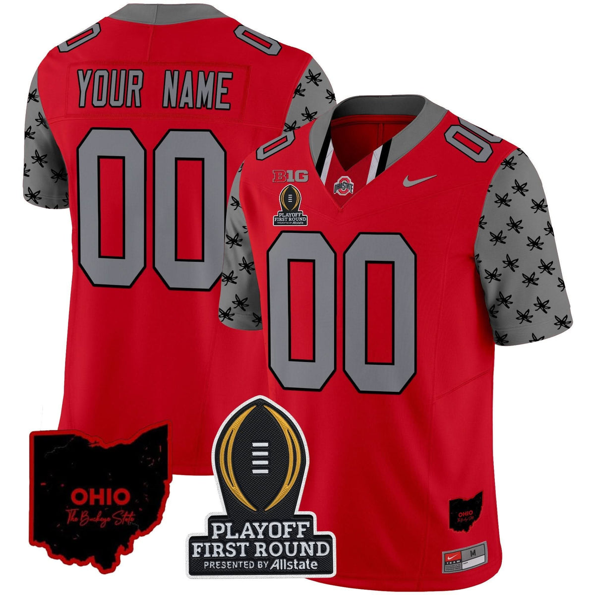 OSB 2024 Playoff First Round Patch Vapor Limited Custom Jersey