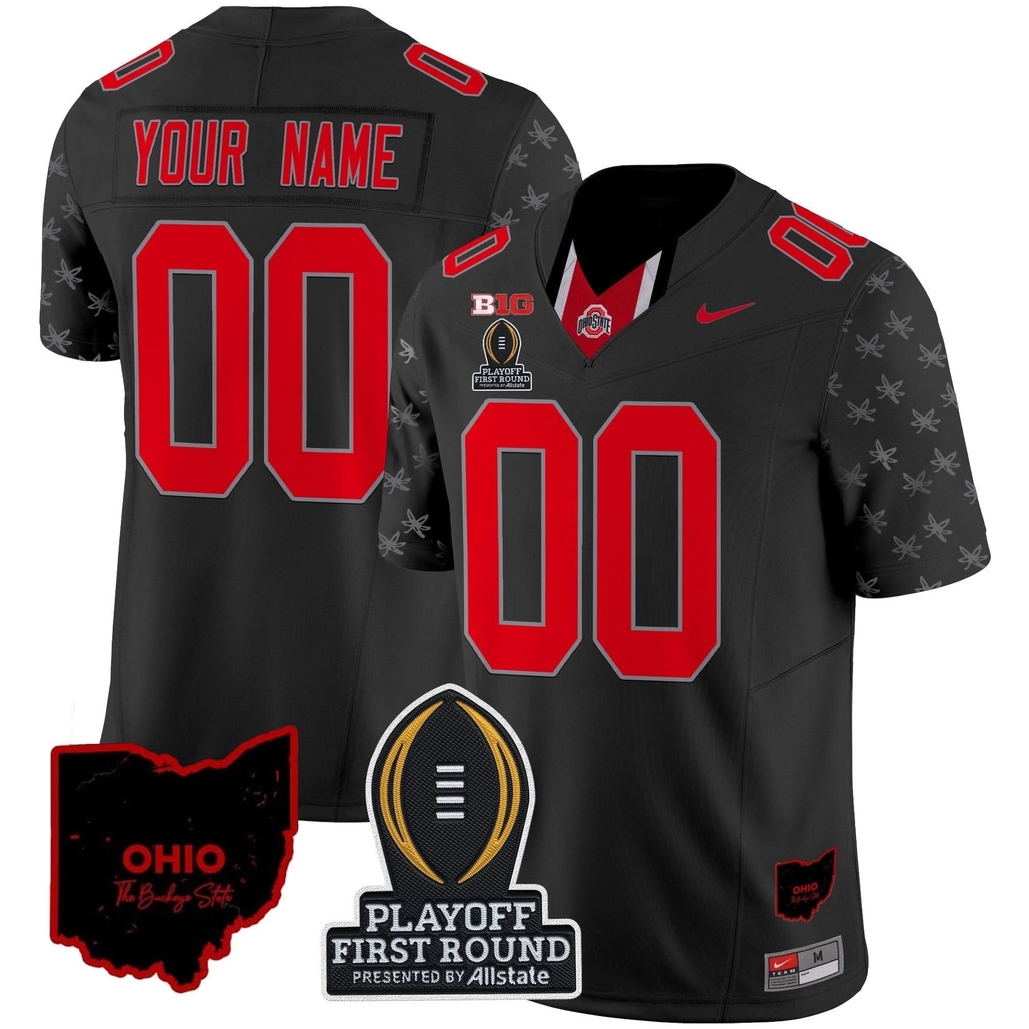 OSB 2024 Playoff First Round Patch Vapor Limited Custom Jersey