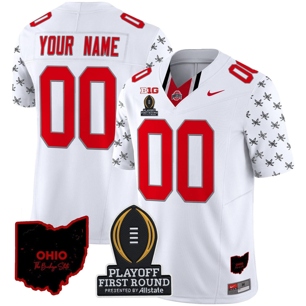 OSB 2024 Playoff First Round Patch Vapor Limited Custom Jersey