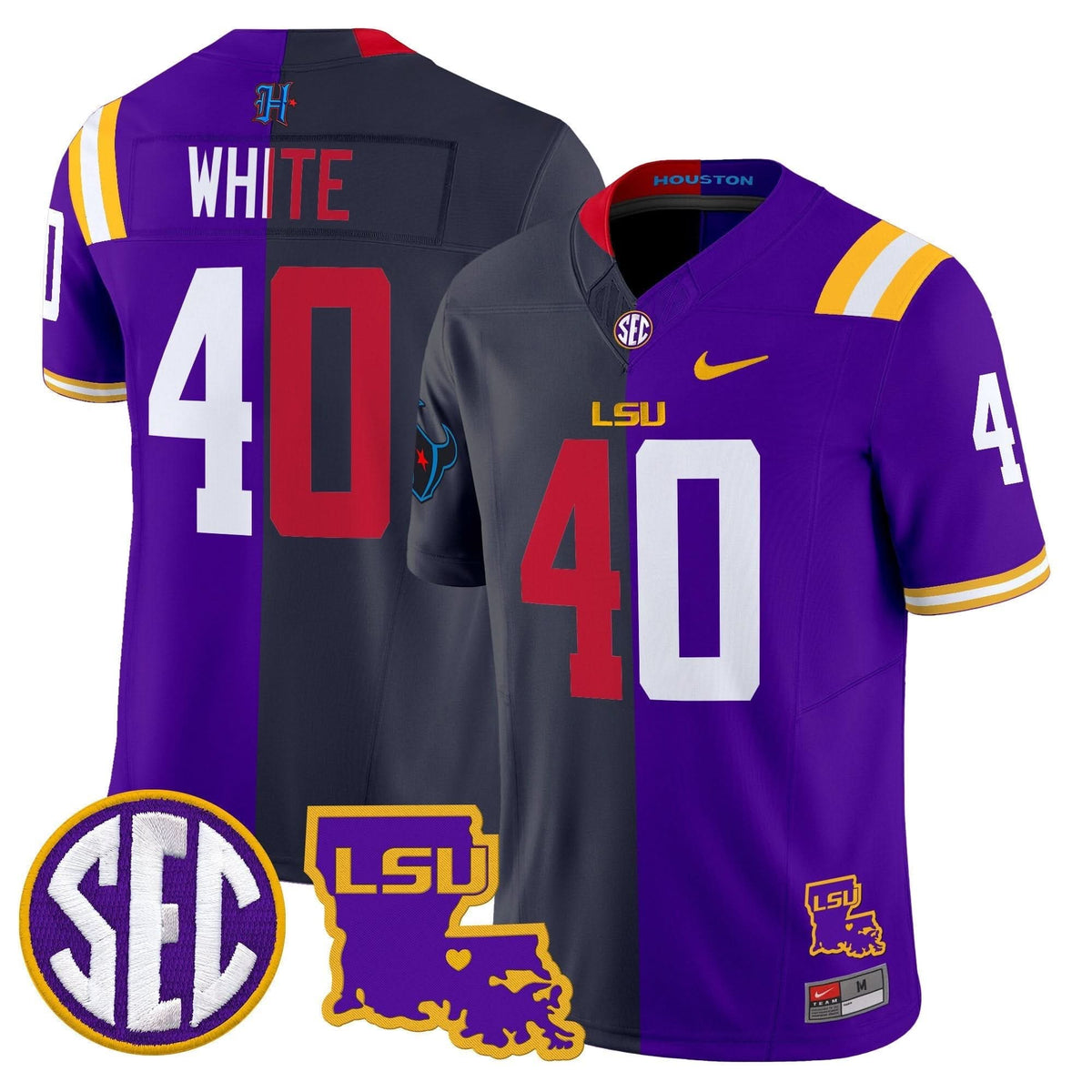 LSU Tiger Split Vapor Limited Jersey