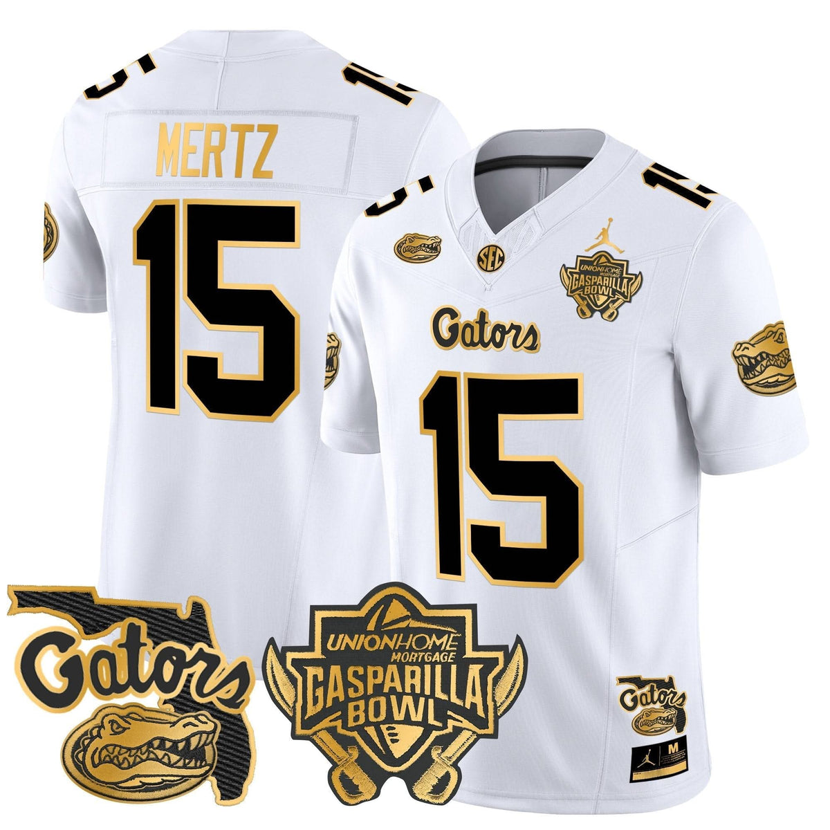 FG 2024 Gasparilla Bowl Patch Gold Vapor Limited Jersey