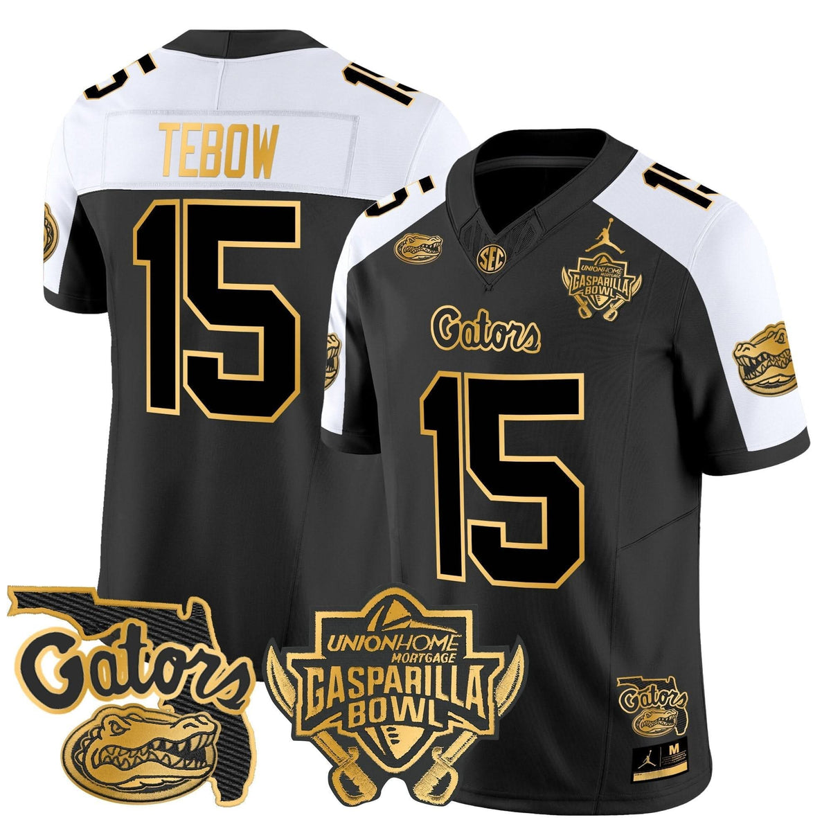 FG 2024 Gasparilla Bowl Patch Gold Vapor Limited Jersey