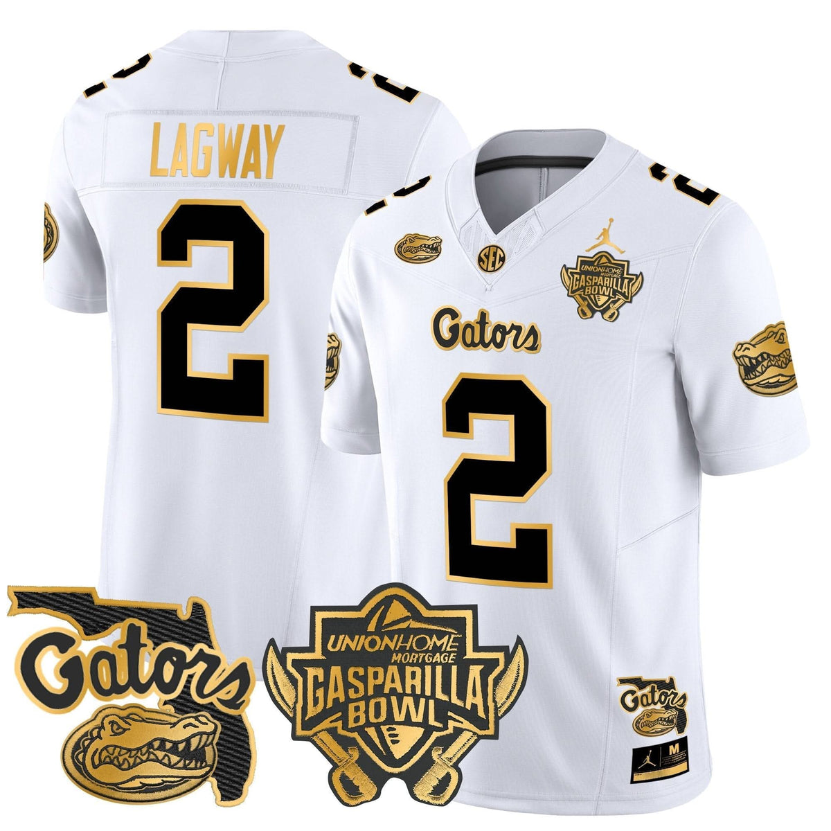 FG 2024 Gasparilla Bowl Patch Gold Vapor Limited Jersey