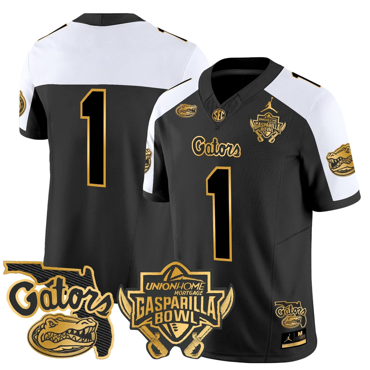 FG 2024 Gasparilla Bowl Patch Gold Vapor Limited Jersey