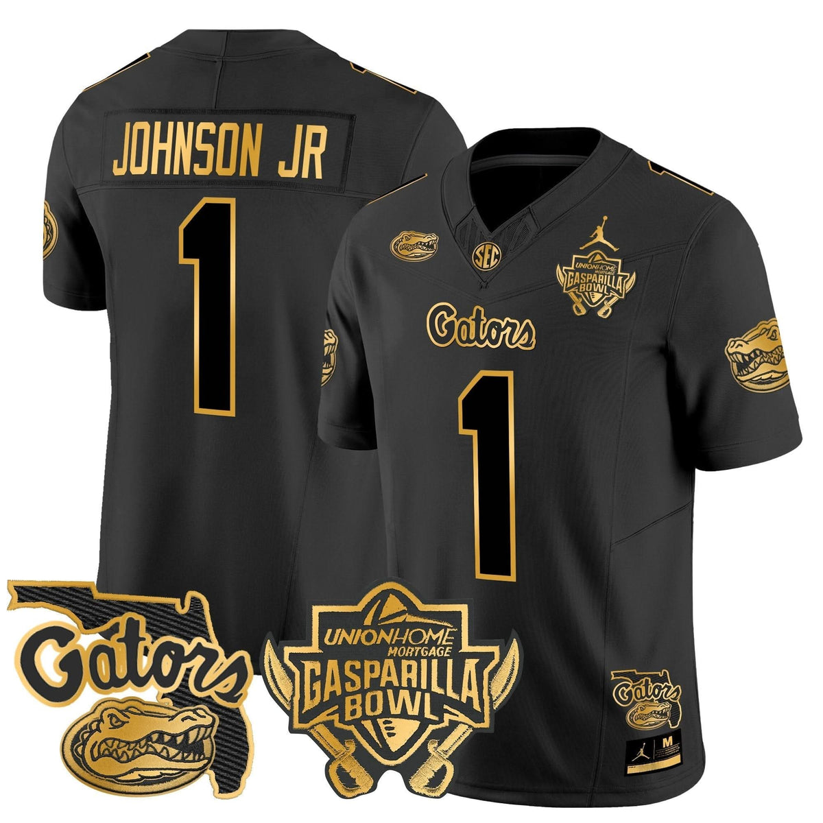 FG 2024 Gasparilla Bowl Patch Gold Vapor Limited Jersey