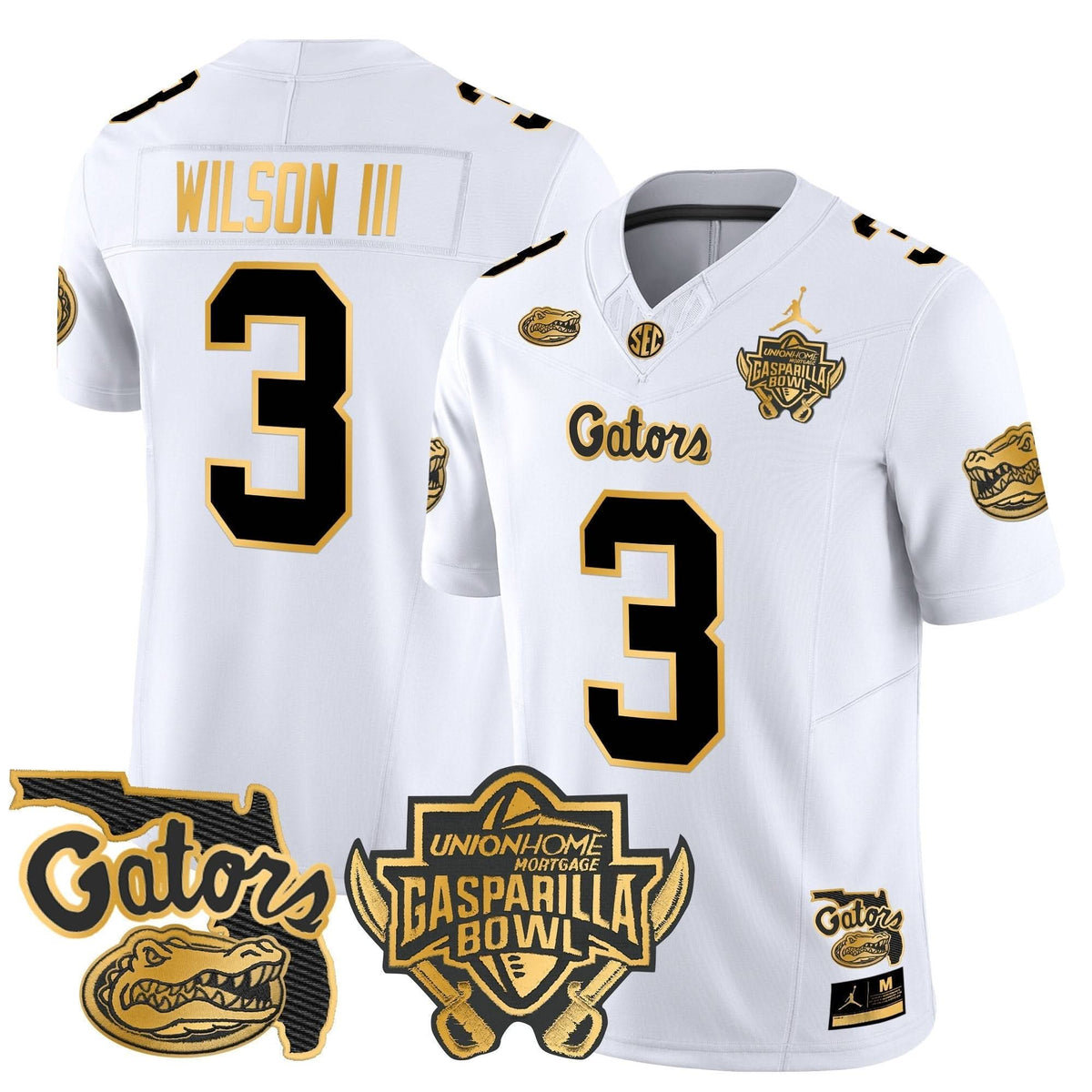FG 2024 Gasparilla Bowl Patch Gold Vapor Limited Jersey