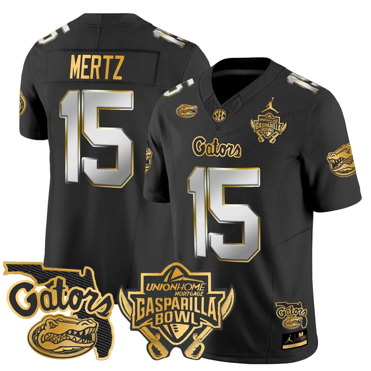 FG 2024 Gasparilla Bowl Patch Gold Vapor Limited Jersey