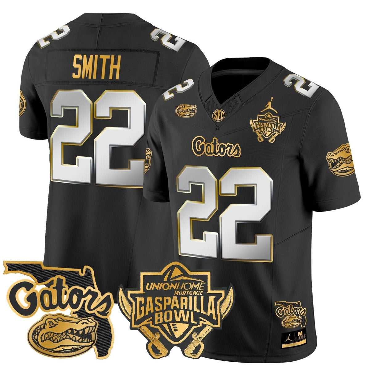 FG 2024 Gasparilla Bowl Patch Gold Vapor Limited Jersey