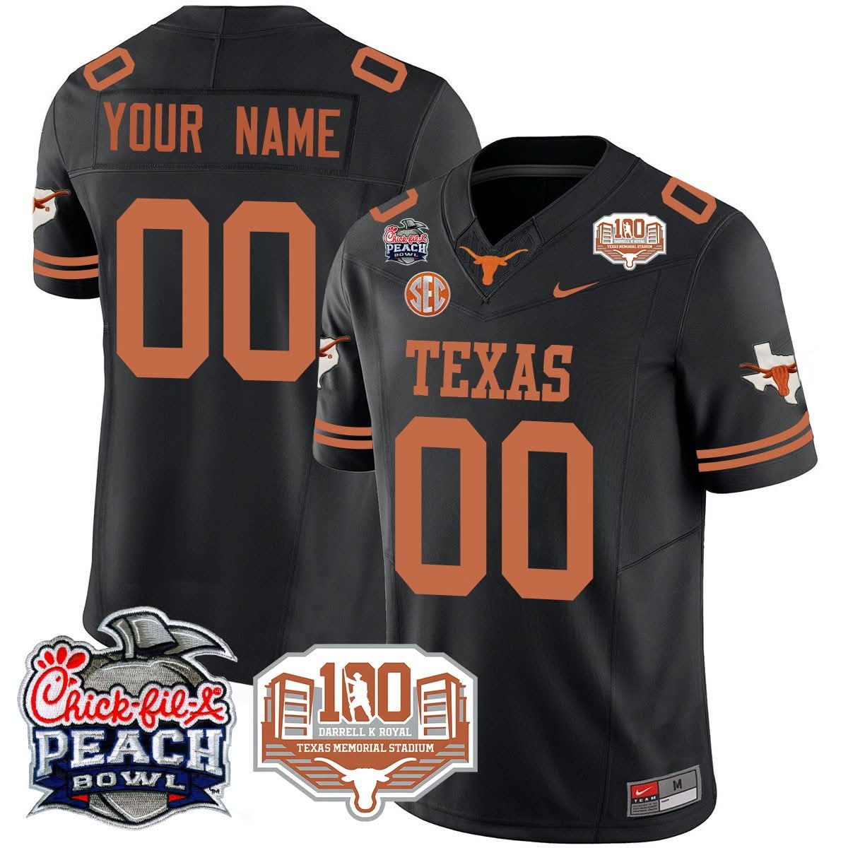 Custom TL 2024 Chick-fil-A Peach Bowl Jersey