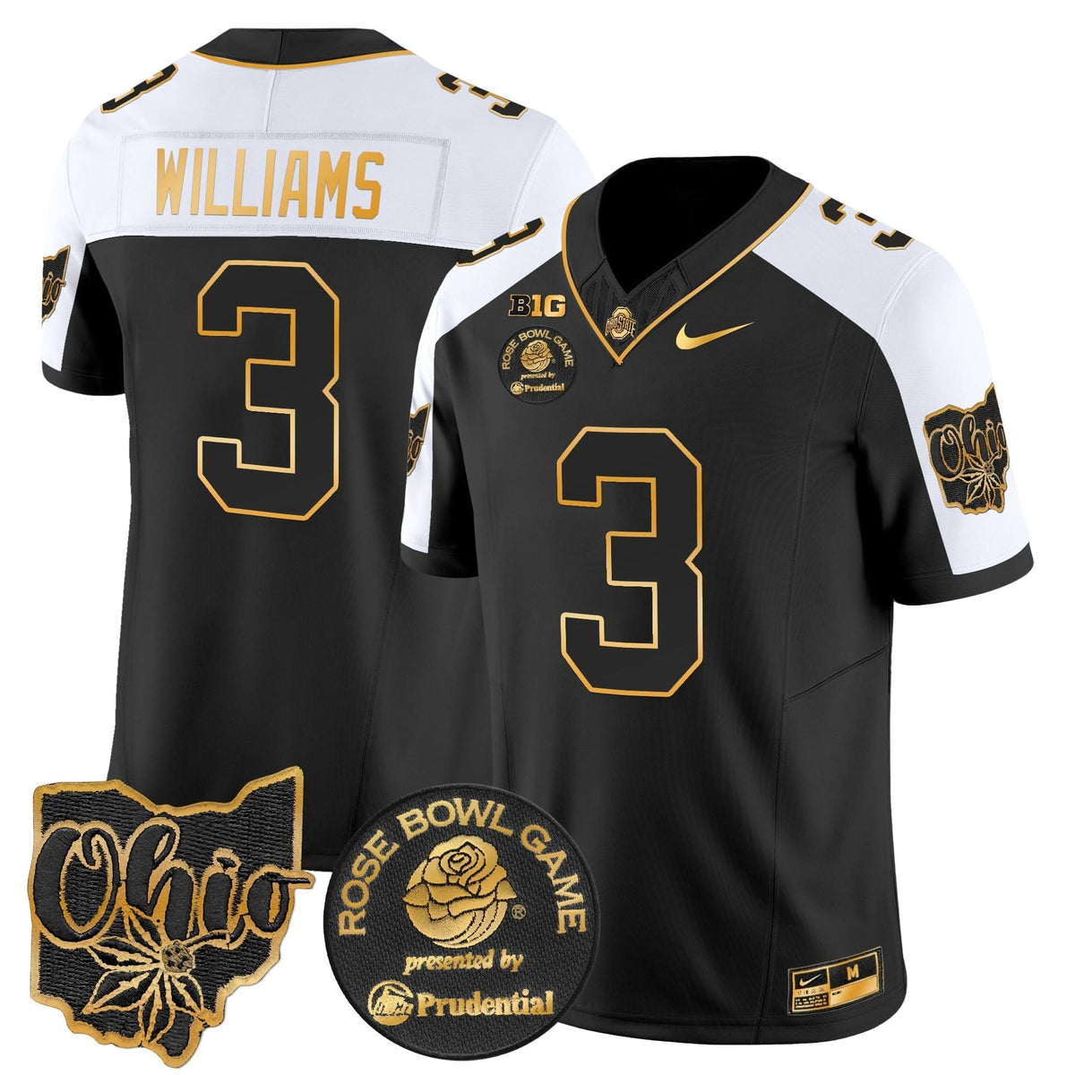 OSB Rose Bowl Gold Vapor Limited Jersey