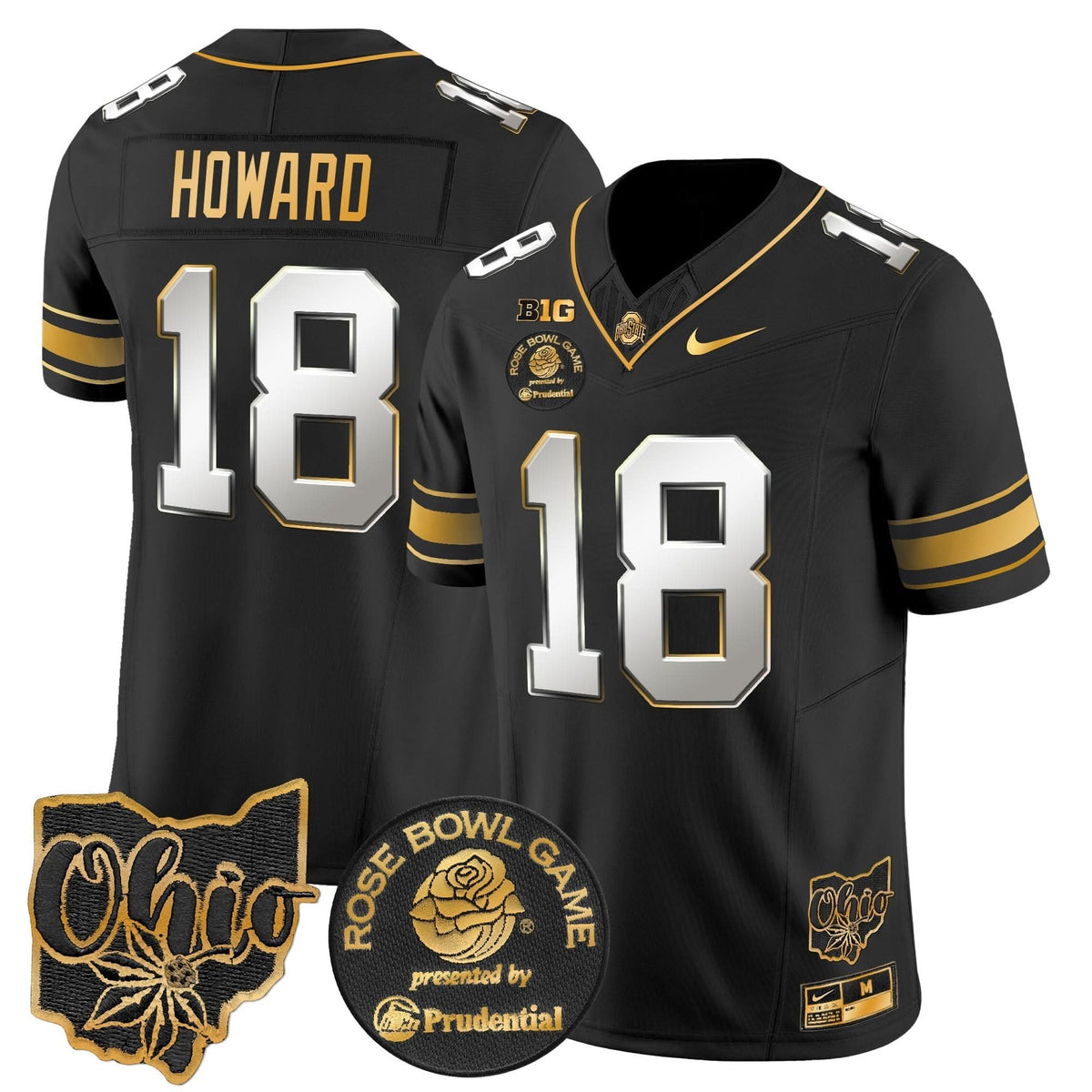 OSB Rose Bowl Gold Vapor Limited Jersey