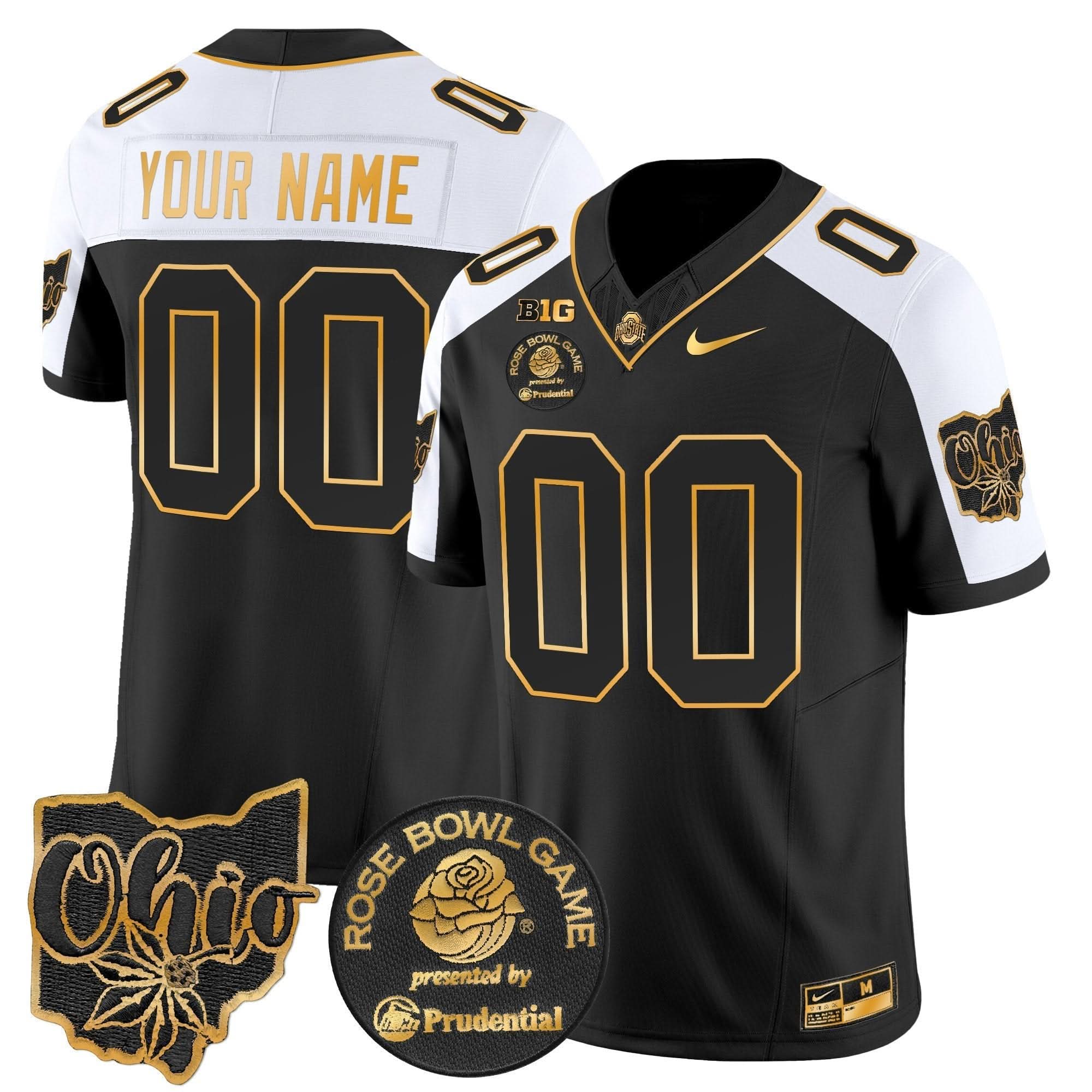 OSB Rose Bowl Gold Vapor Limited Custom Jersey