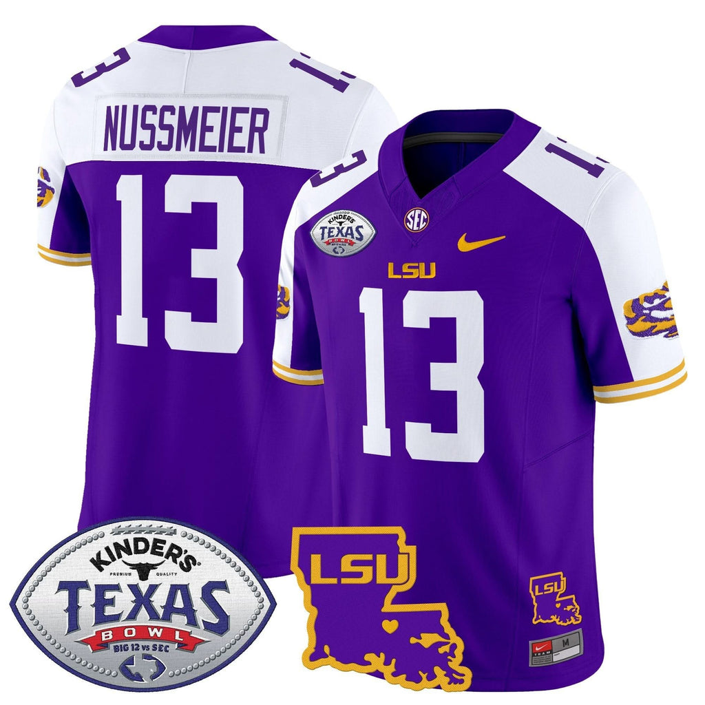 LSU 2024 Texas Bowl Patch Vapor Limited Jersey