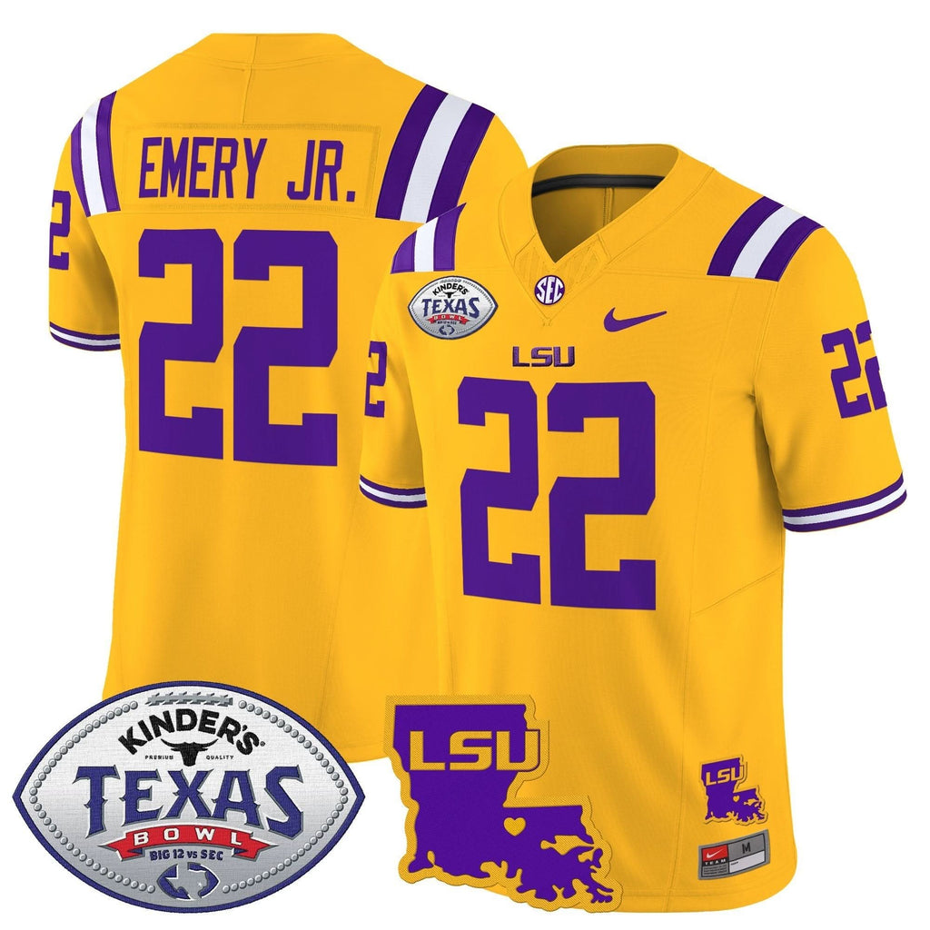 LSU 2024 Texas Bowl Patch Vapor Limited Jersey