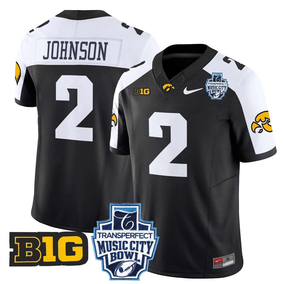 Iowa Hawkeyes 2024 Music City Bowl Vapor Limited Jersey