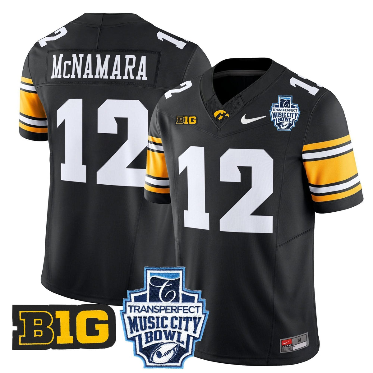 Iowa Hawkeyes 2024 Music City Bowl Vapor Limited Jersey