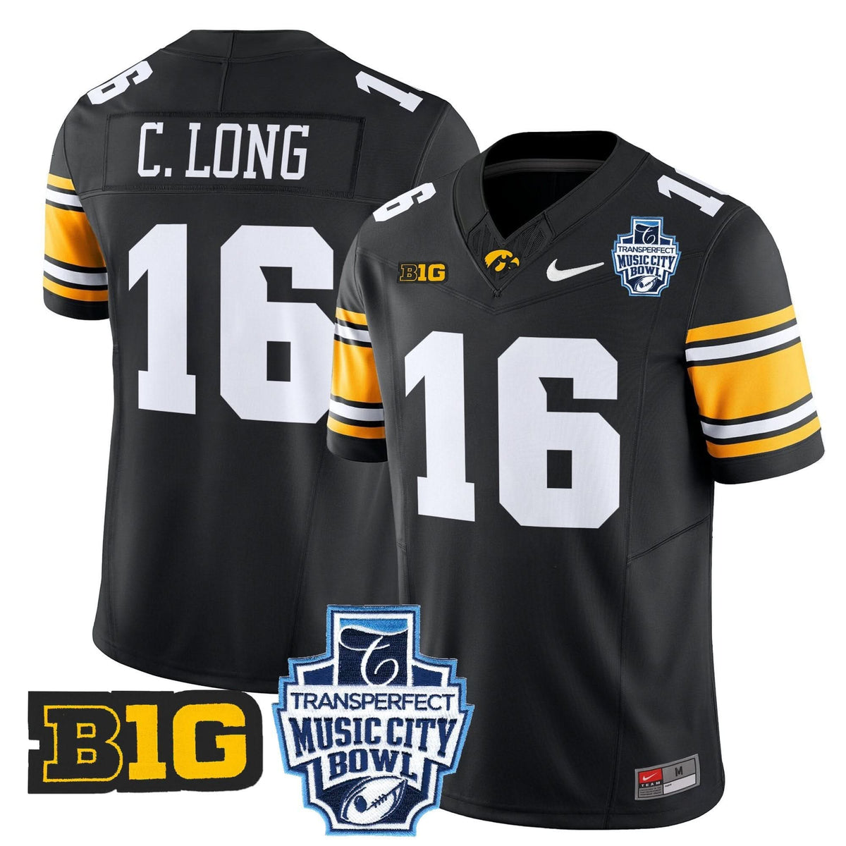 Iowa Hawkeyes 2024 Music City Bowl Vapor Limited Jersey