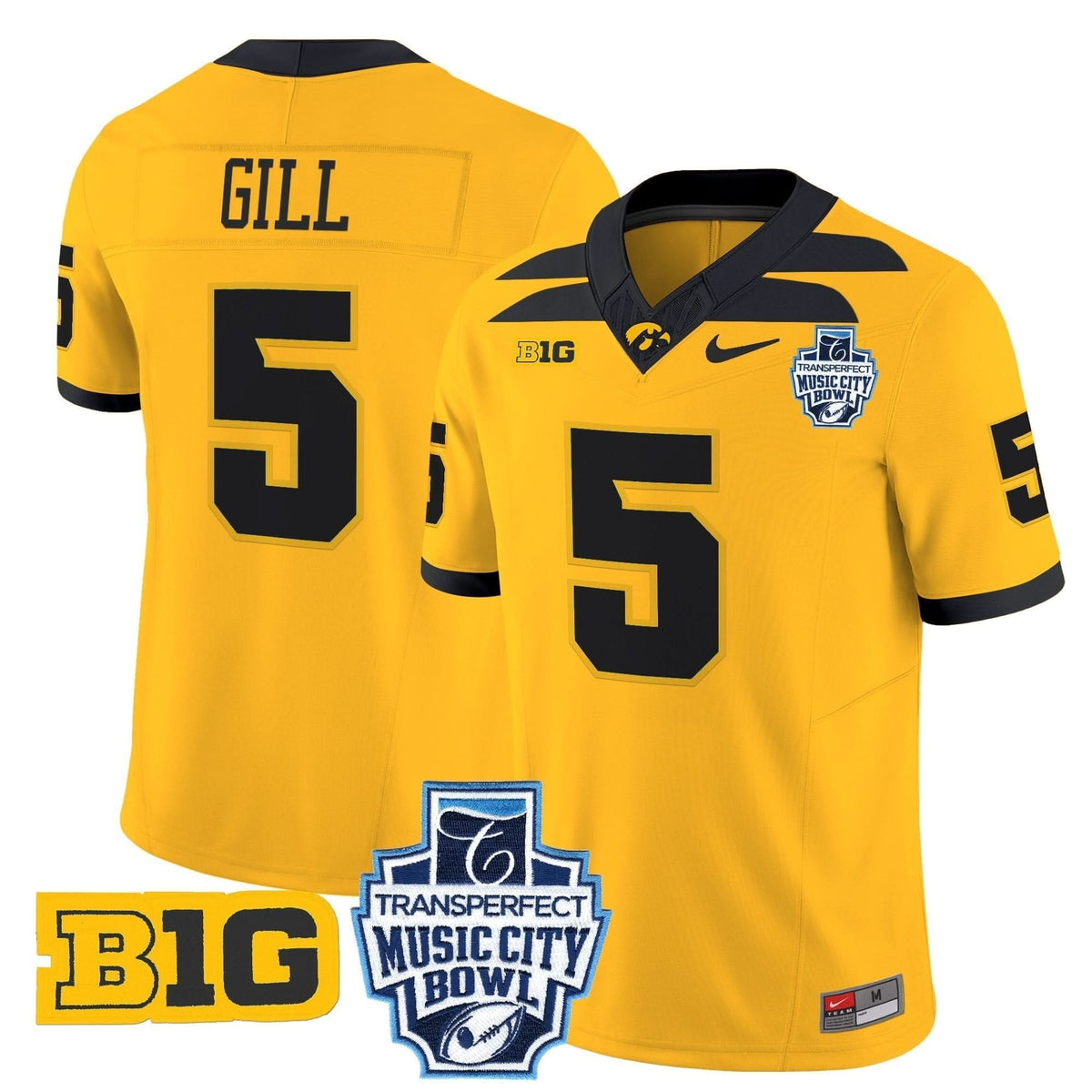 Iowa Hawkeyes 2024 Music City Bowl Vapor Limited Jersey