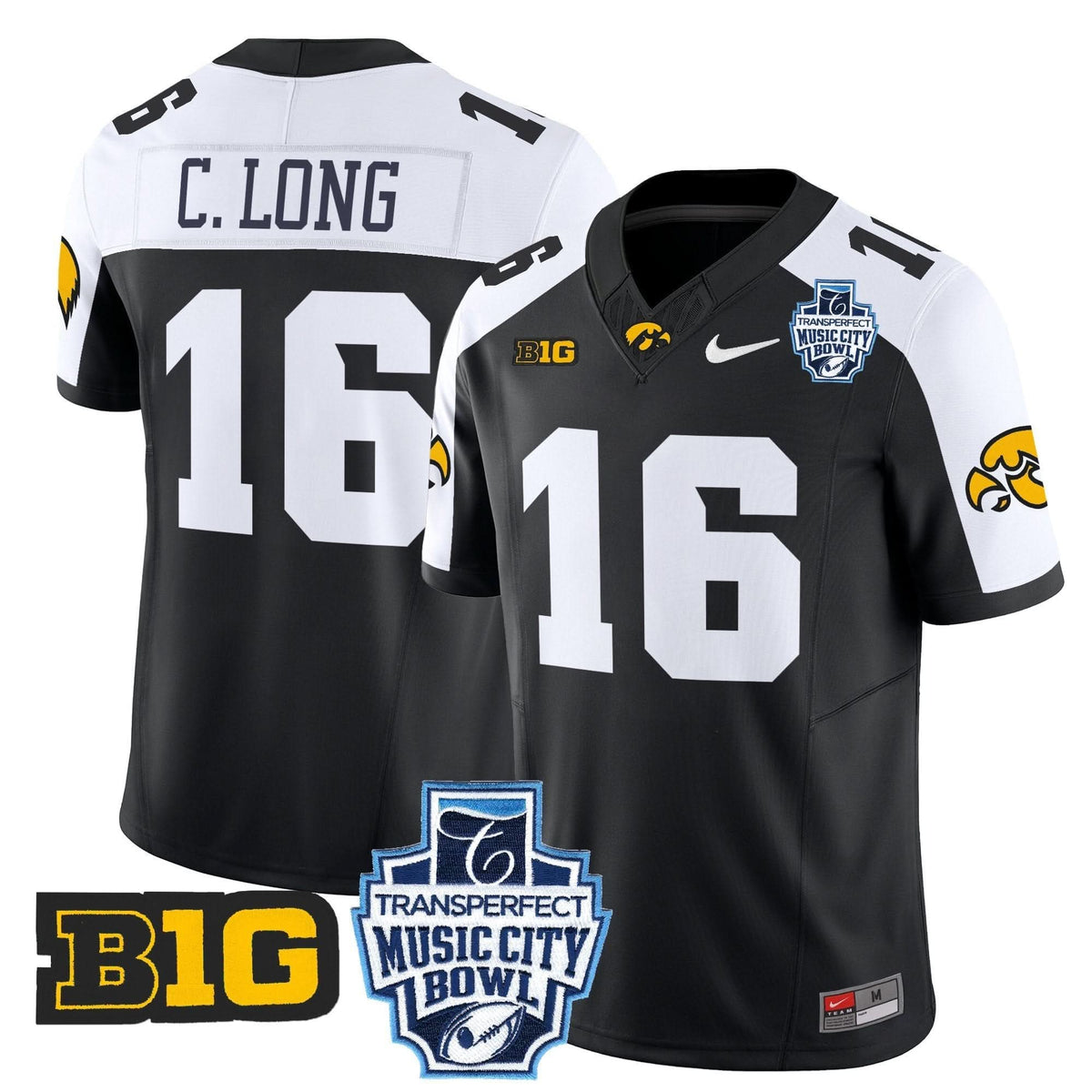Iowa Hawkeyes 2024 Music City Bowl Vapor Limited Jersey
