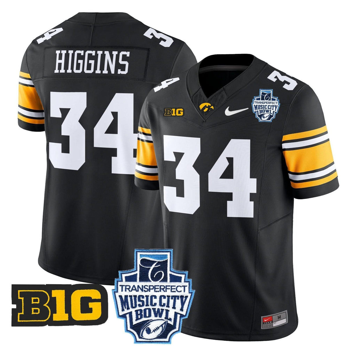 Iowa Hawkeyes 2024 Music City Bowl Vapor Limited Jersey