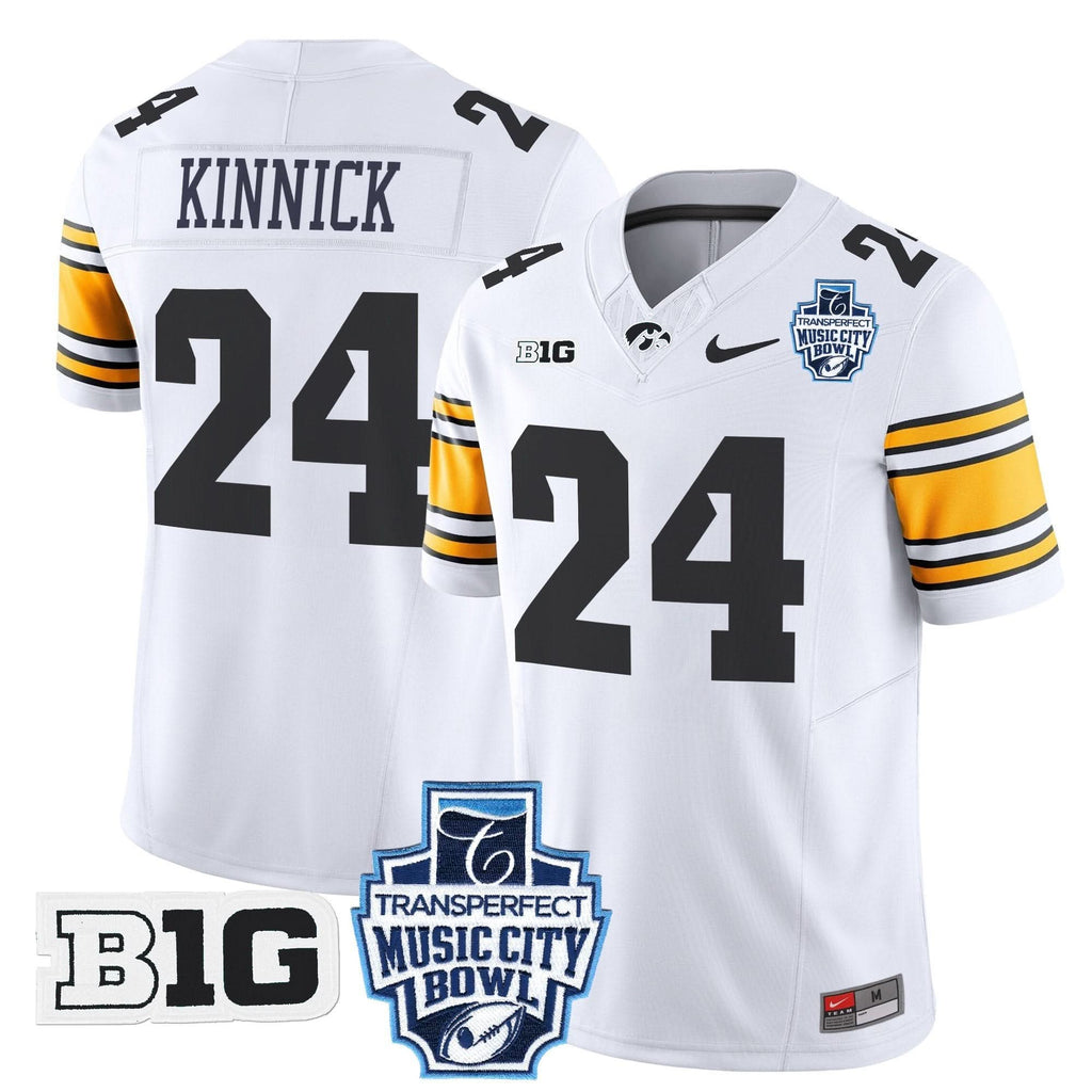 Iowa Hawkeyes 2024 Music City Bowl Vapor Limited Jersey