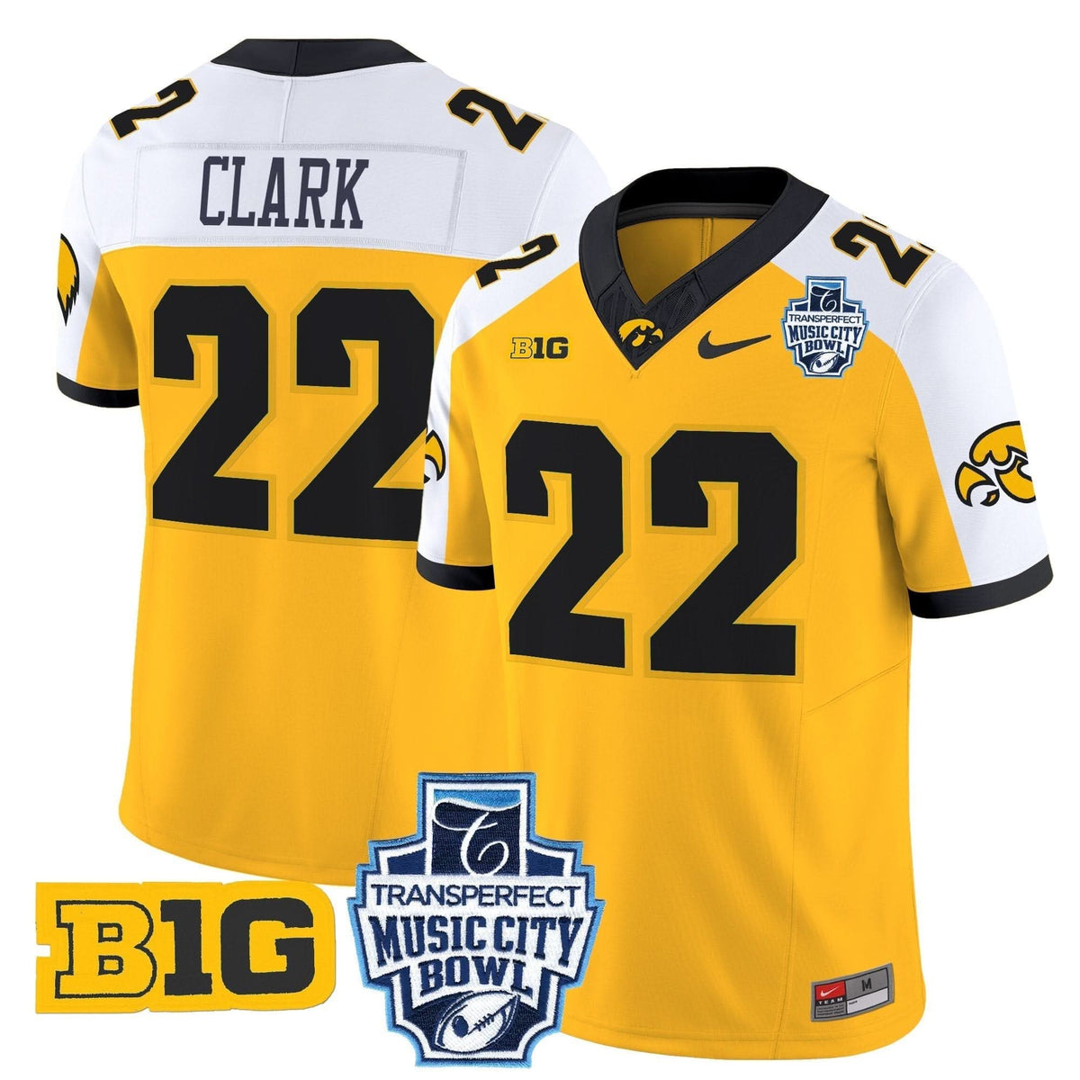 Iowa Hawkeyes 2024 Music City Bowl Vapor Limited Jersey