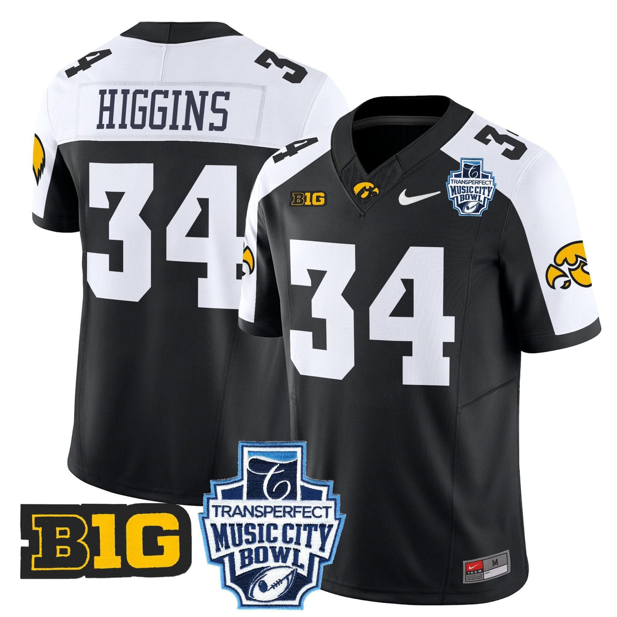 Iowa Hawkeyes 2024 Music City Bowl Vapor Limited Jersey